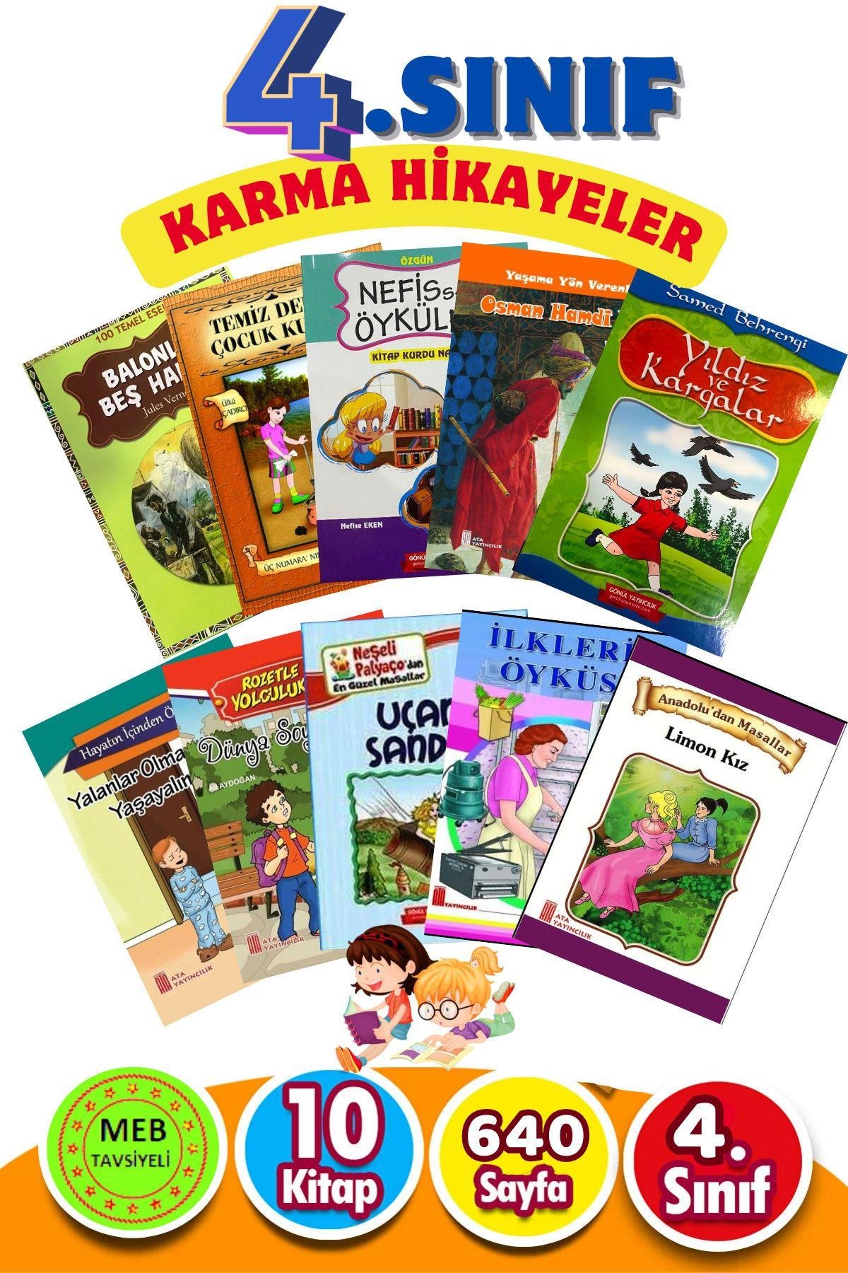 Karma Hikaye Seti  10 Kitap 4. Sınıflar için
