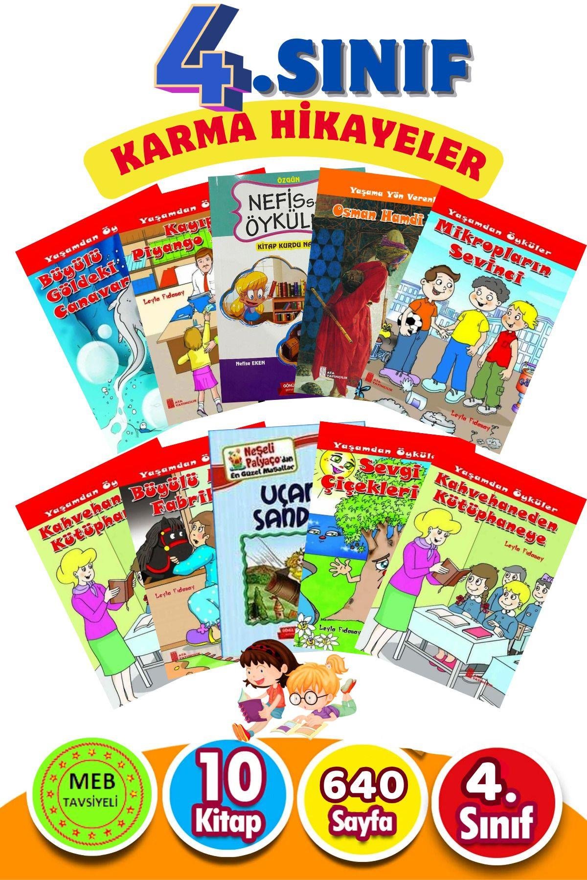 Karma Hikaye Seti  10 Kitap 4. Sınıflar için