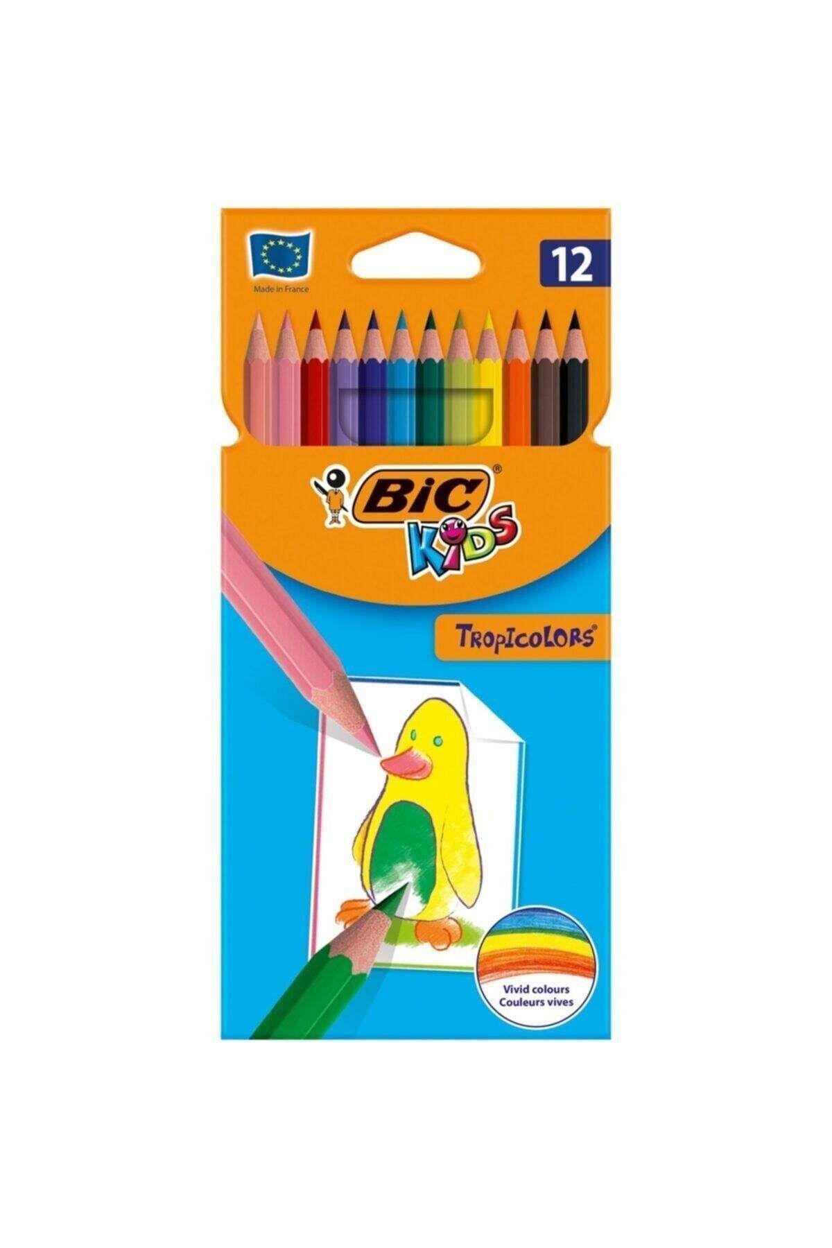 Kids Tropicolor 12 Renk Kuru Boya Kalemi