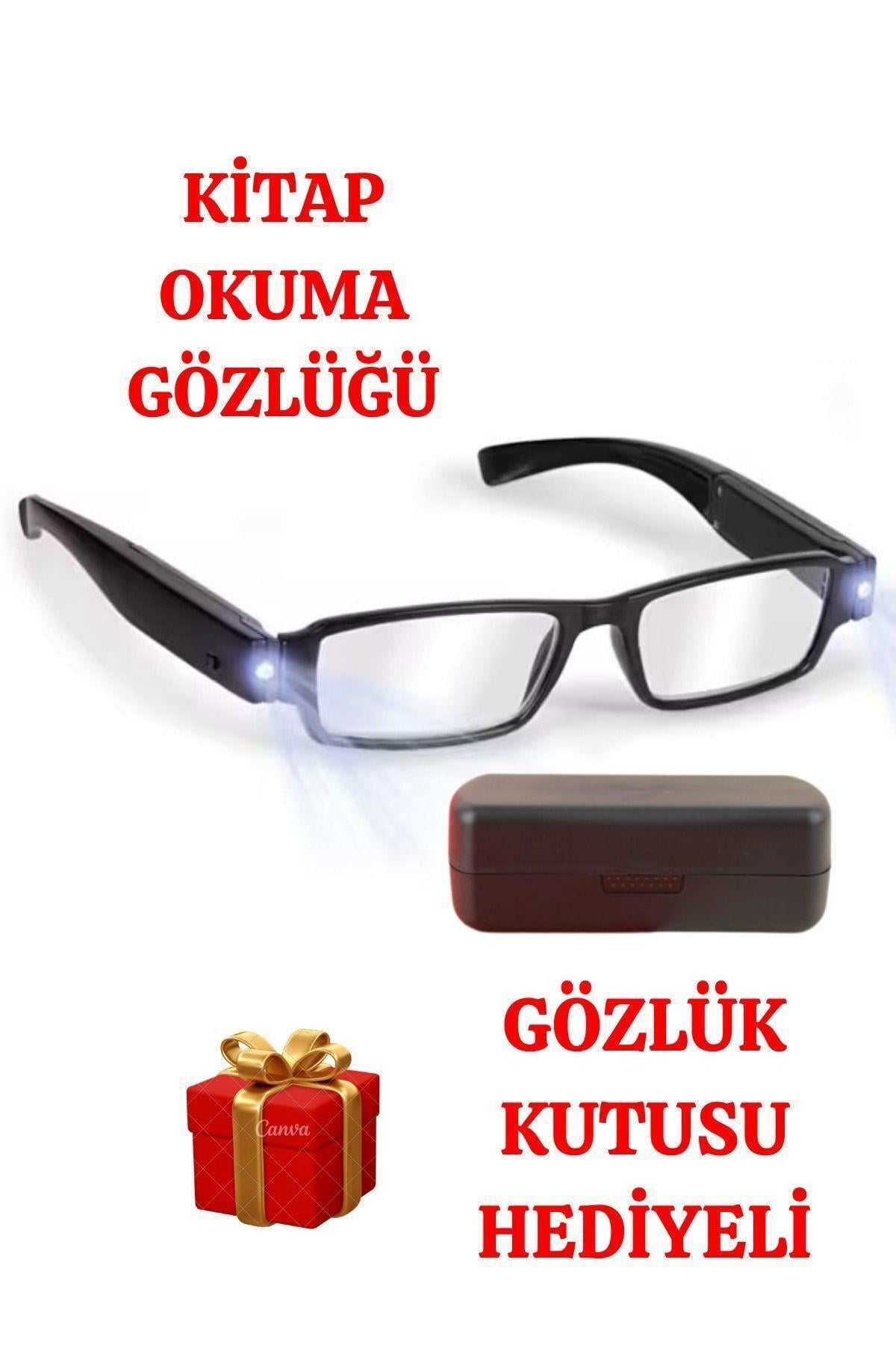 Led Işıklı Kitap Okuma Gözlüğü Özel Kutulu