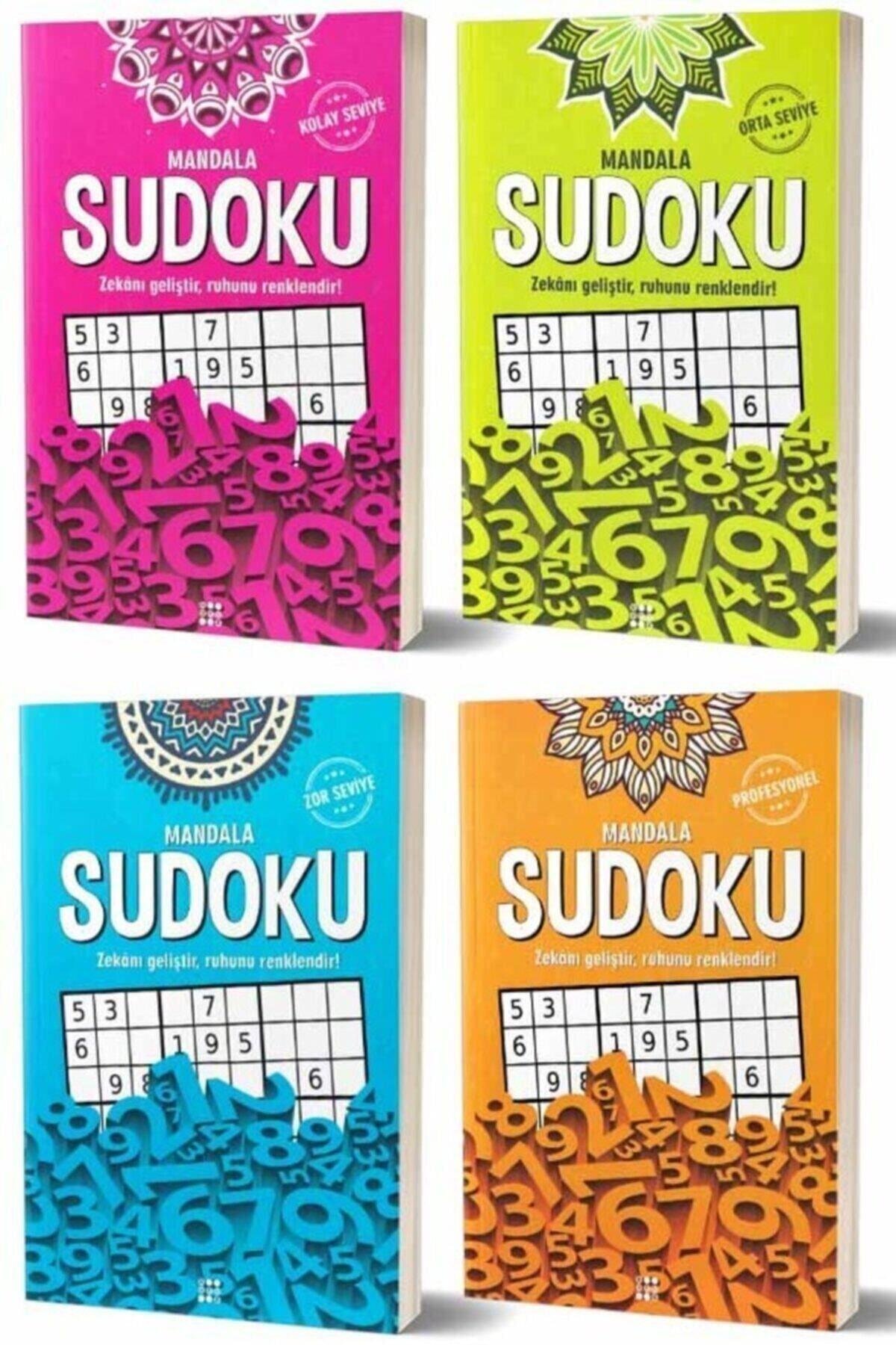 Mandala Sudoku Seti 4 Kitap Renklerle Dans Terapi
