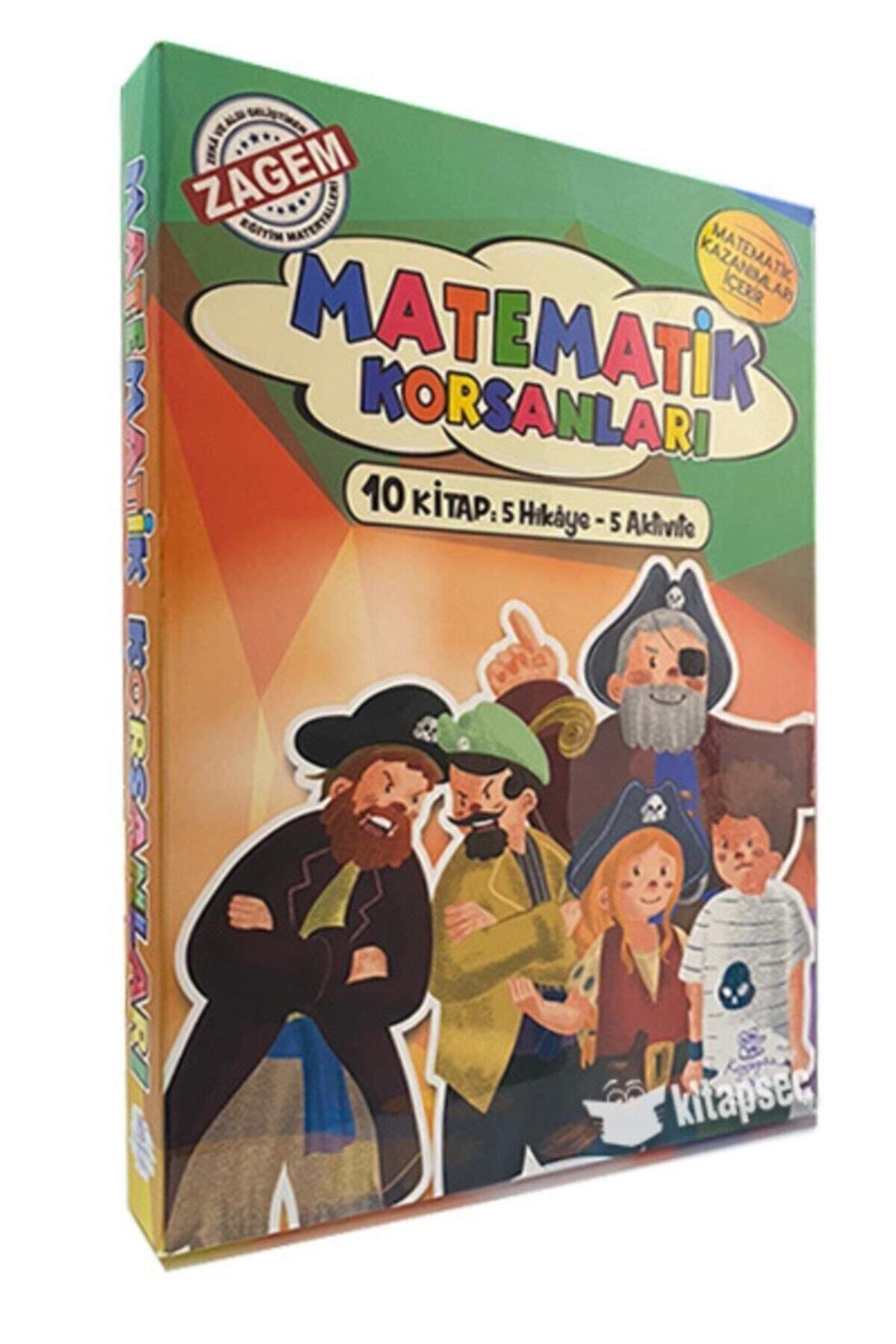 Matematik Korsanları Hikayeli Aktivite Seti Zagem (Zeka Ve Algı Geliştirme) 5+5 Kitap
