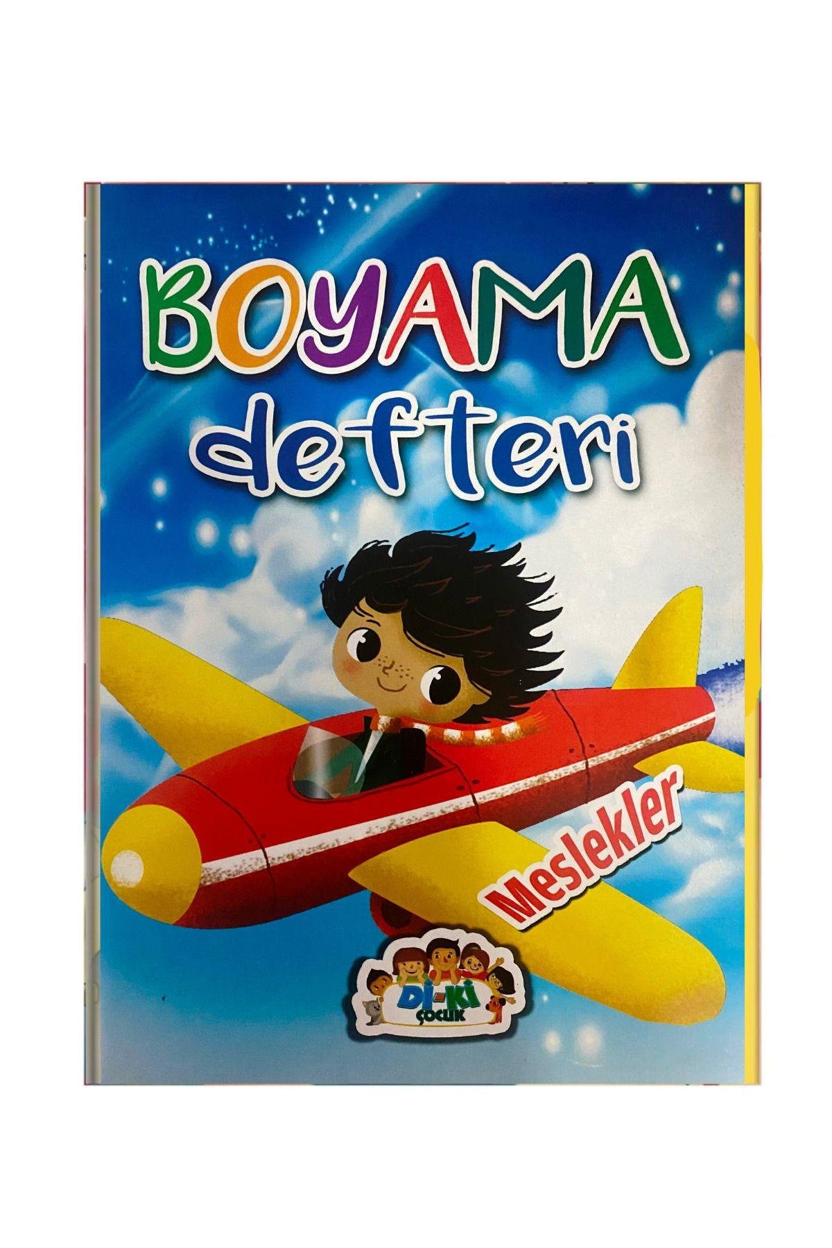 MİNİKLER İÇİN 3-6 YAŞ NEŞELİ BOYAMA KİTABI SETİ 10 KİTAP