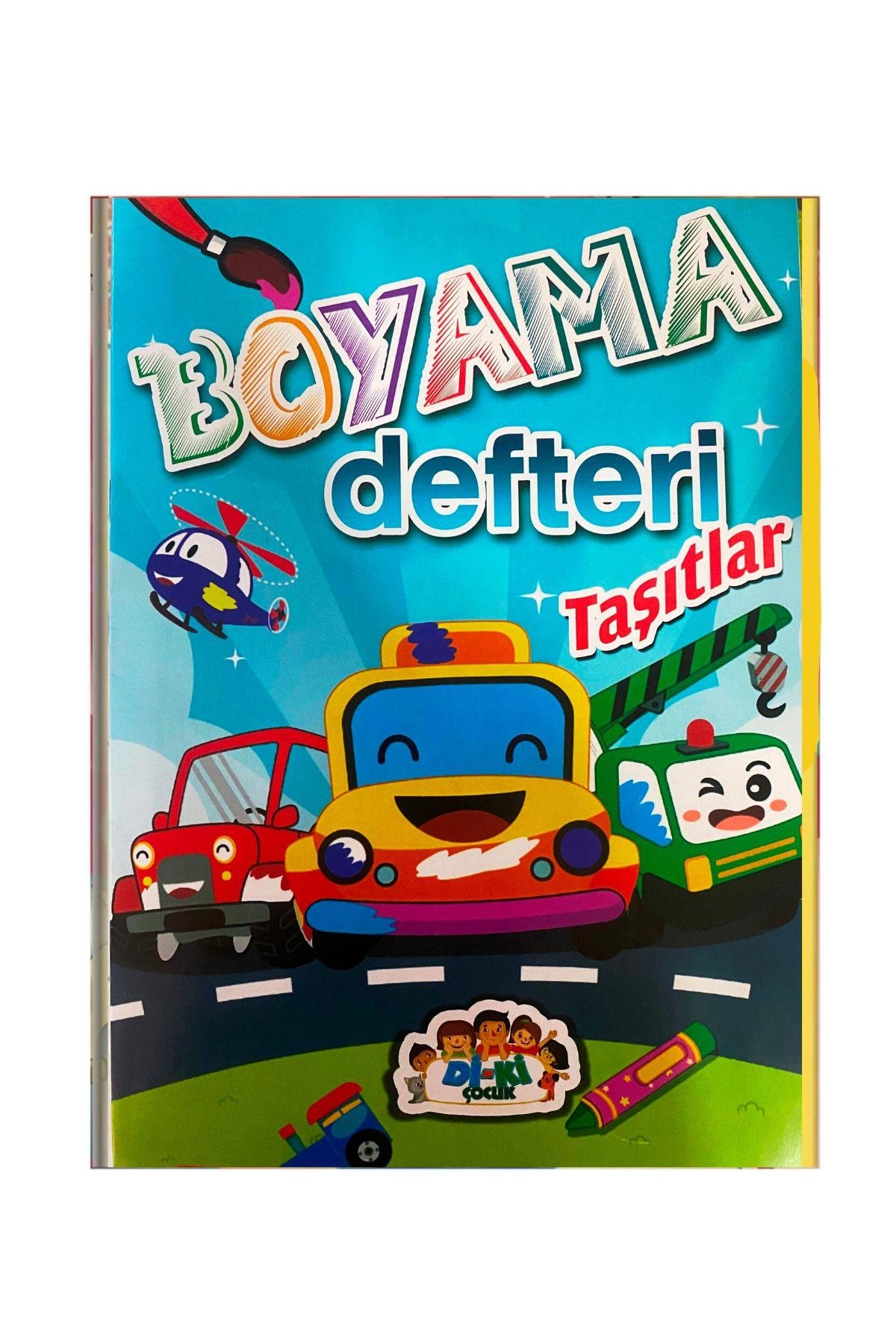 MİNİKLER İÇİN 3-6 YAŞ NEŞELİ BOYAMA KİTABI SETİ 10 KİTAP