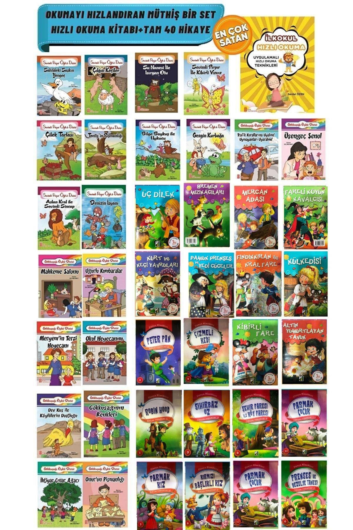Okumayı Hızlandıran Mükemmel Bir Set(hızlı Okuma +40 Kitaptan Oluşan Rengarenk Hikayeler)