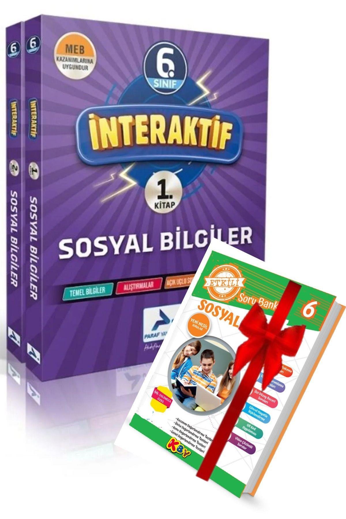 Paraf 6. Sınıf İnteraktif Sosyal Bilgiler Etkinlikli Soru Bankası 2025