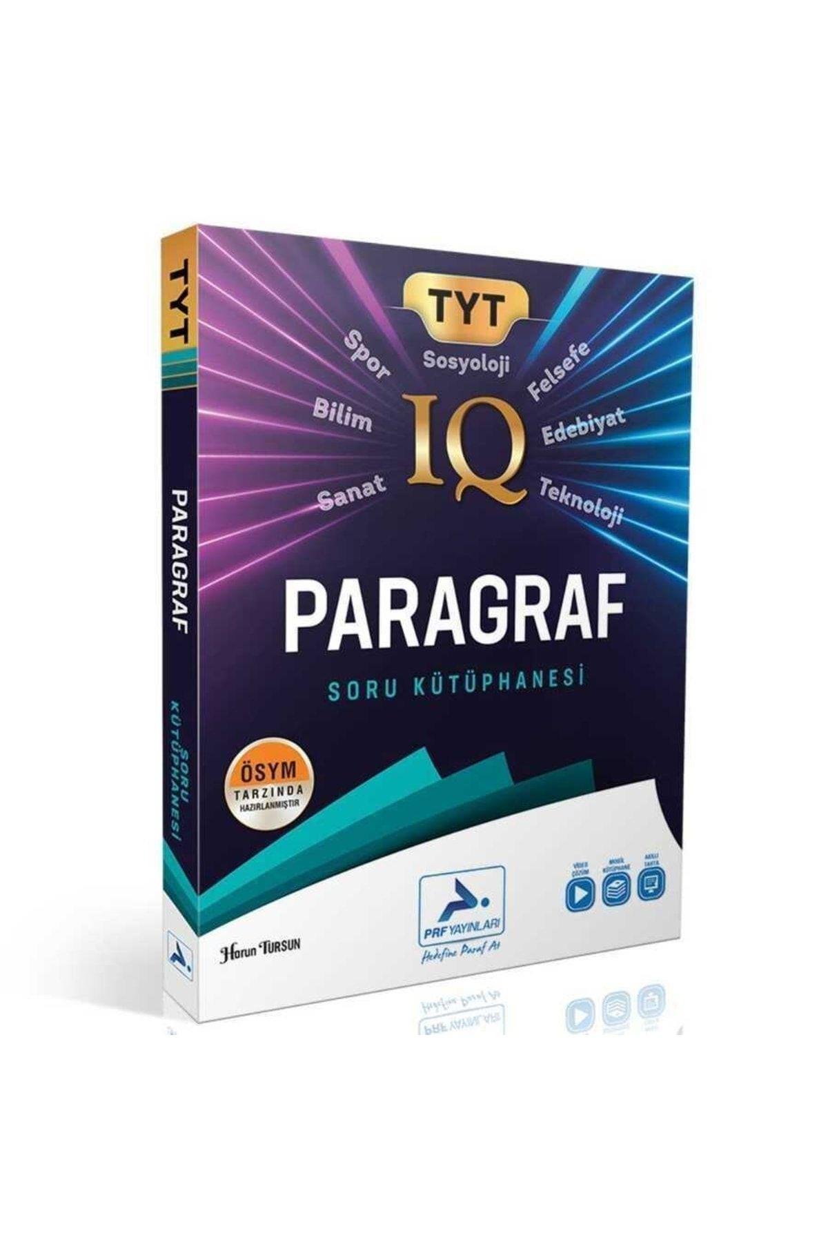 Paraf Yayınları Yks Tyt Iq Paragraf Soru Kütüphanesi' en güncel basım' 335 syf.