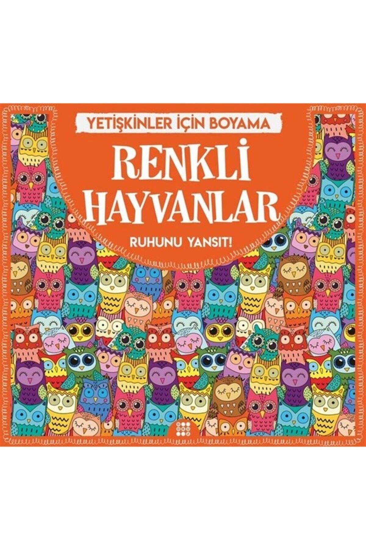 Renkli Hayvanlar Mandala Yetişkinler Için Boyama