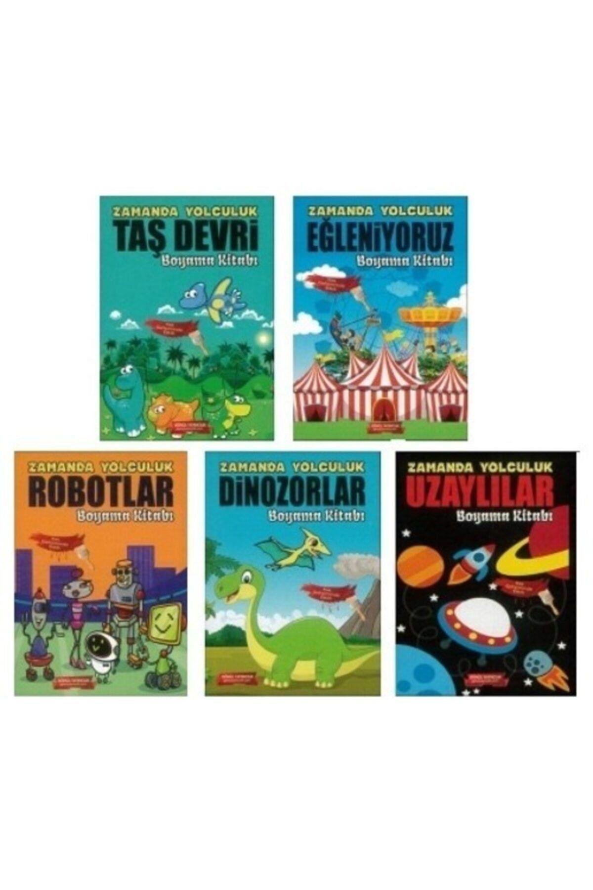 Zamanda Yolculuk Boyama Seti 5 Kitap
