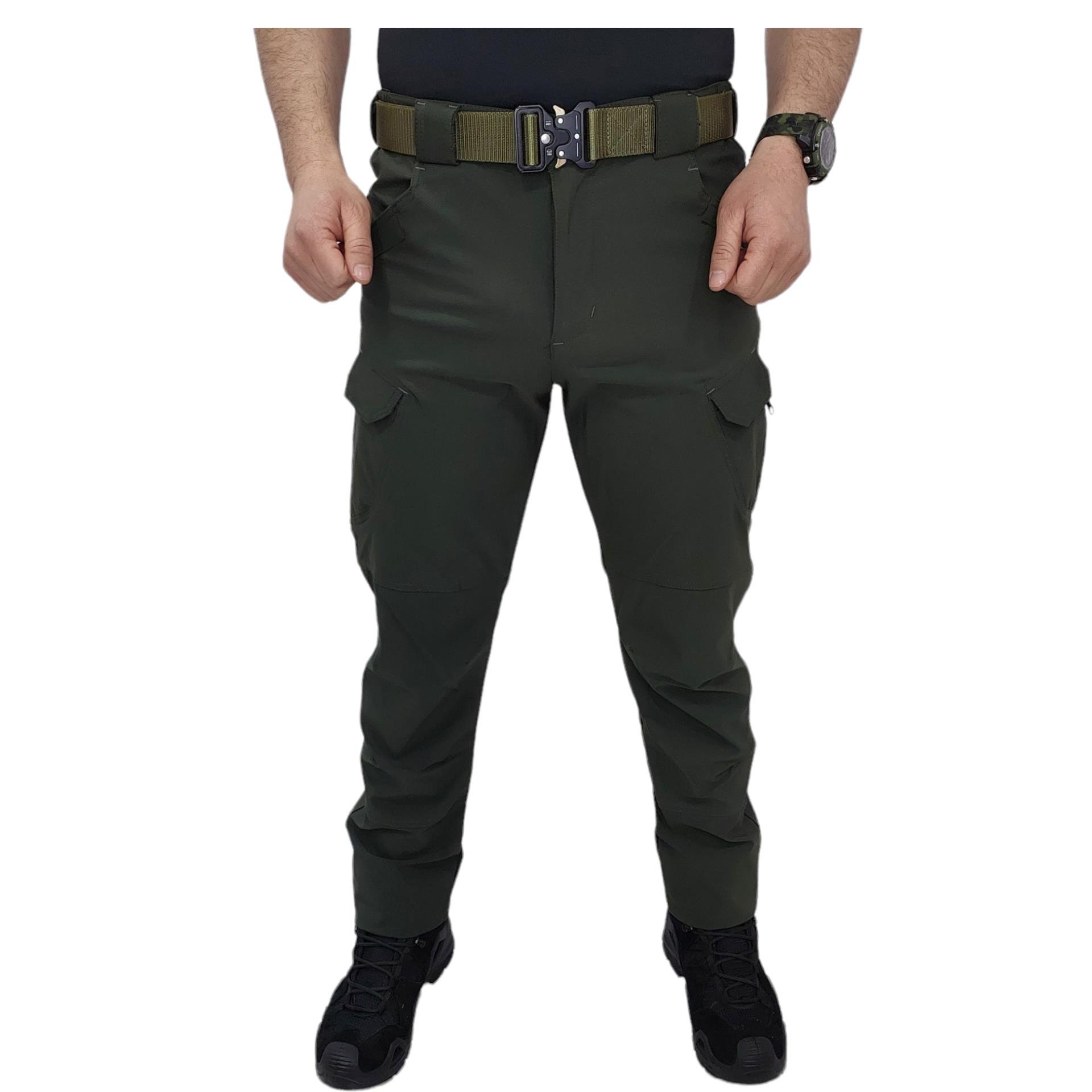 Trikink likralı  pantolon kargo outodor HAKİ