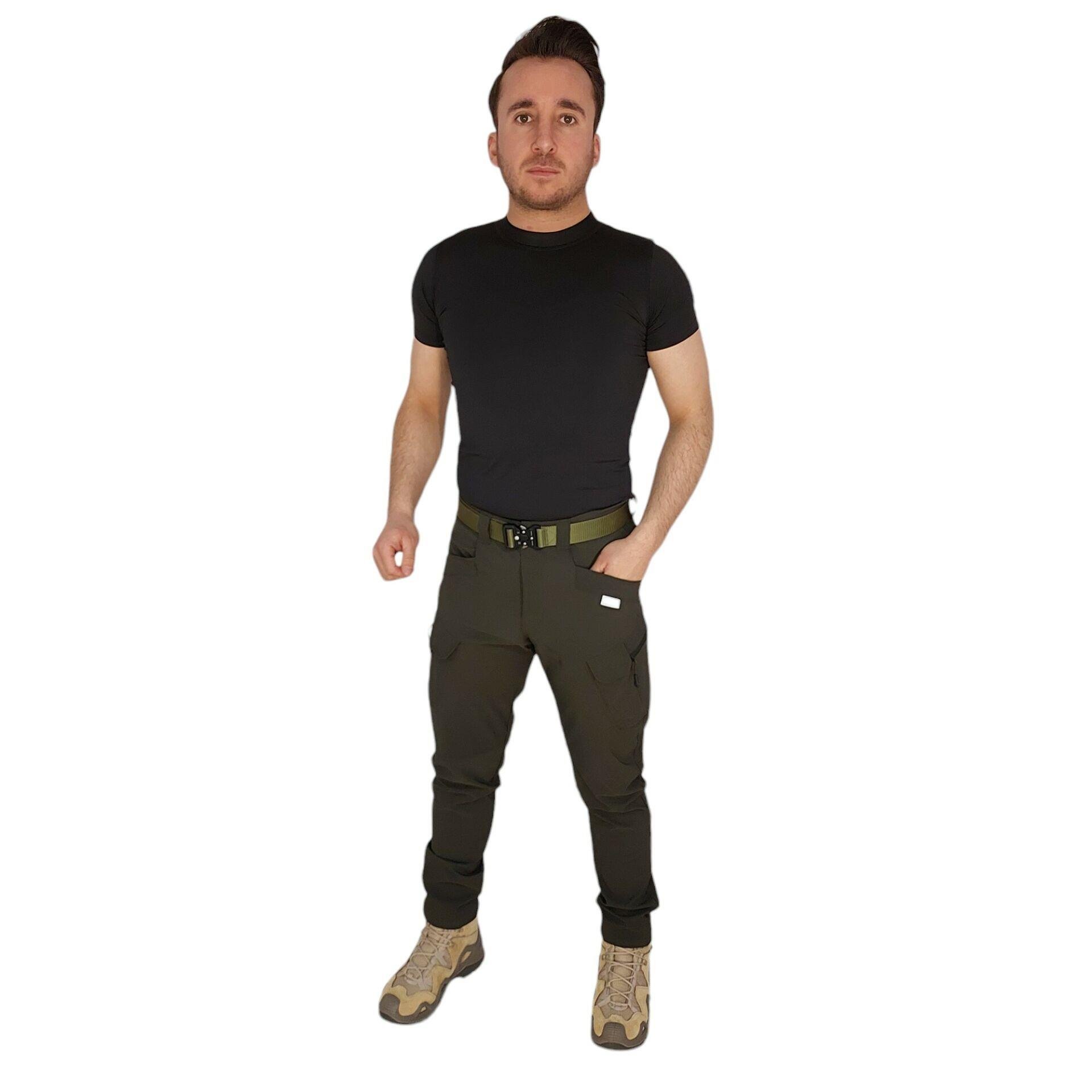 Trikink likralı SU İTİCİ pantolon kargo outodor HAKİ LİKRALI PANTOLON
