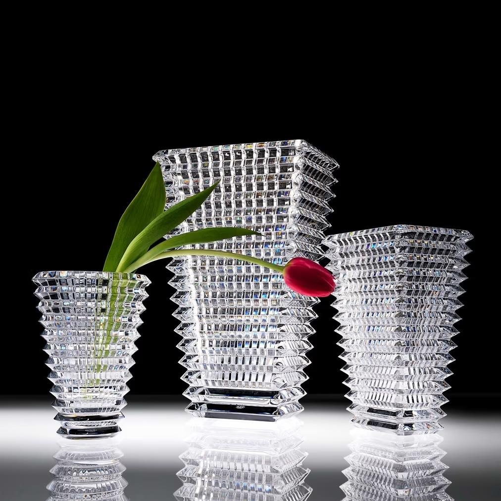 Eye Vase 300 Rectangular Clear Kristal Vazo