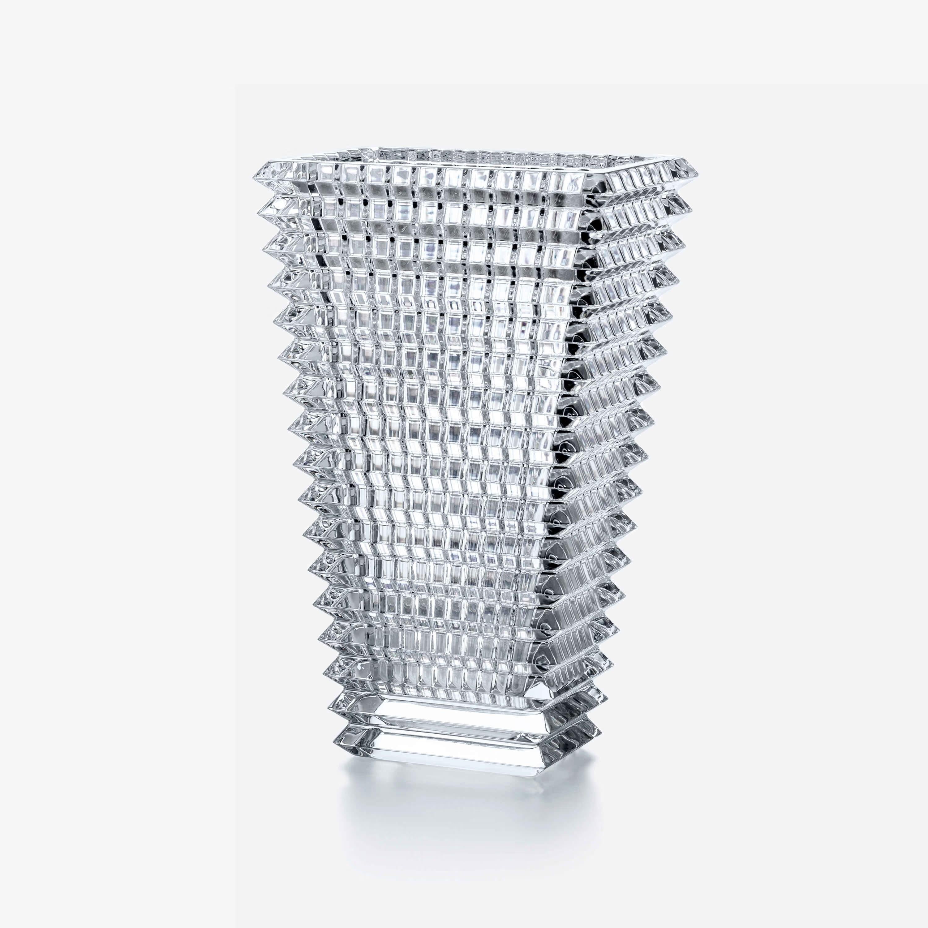 Eye Vase 300 Rectangular Clear Kristal Vazo