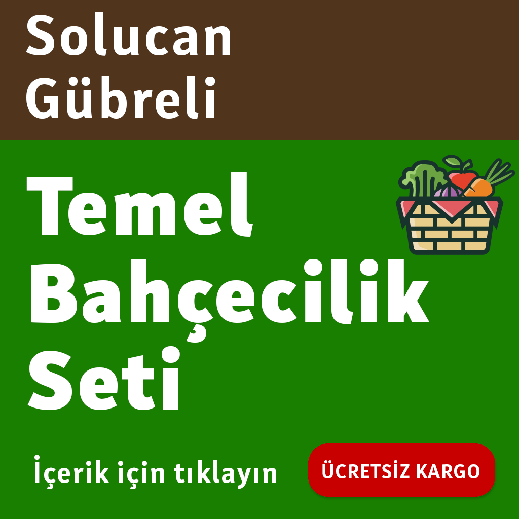 Temel Bahçecilik Seti (Solucan Gübreli)