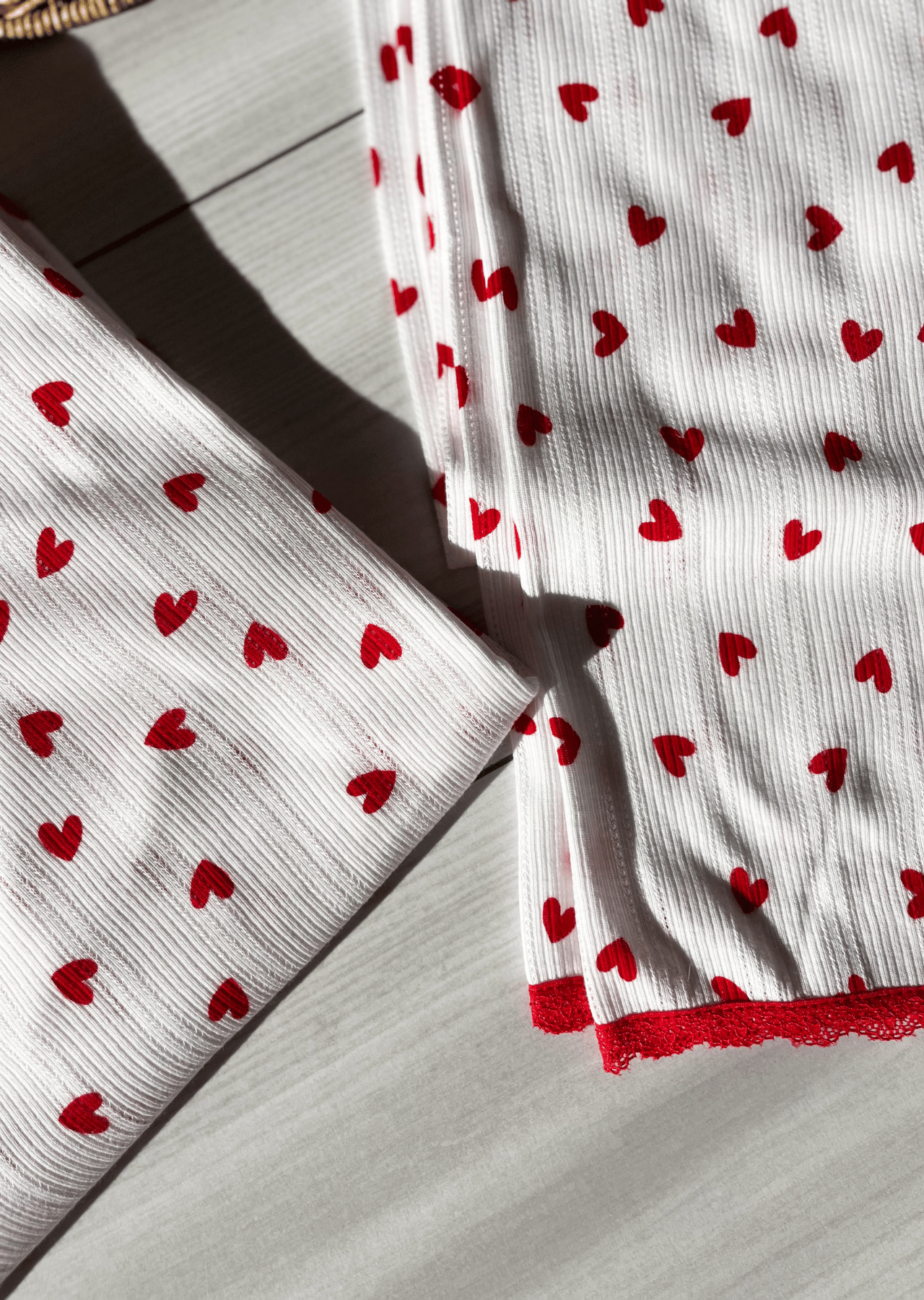 Lavina %100 Pamuklu Kalp Desenli Pijama Takımı