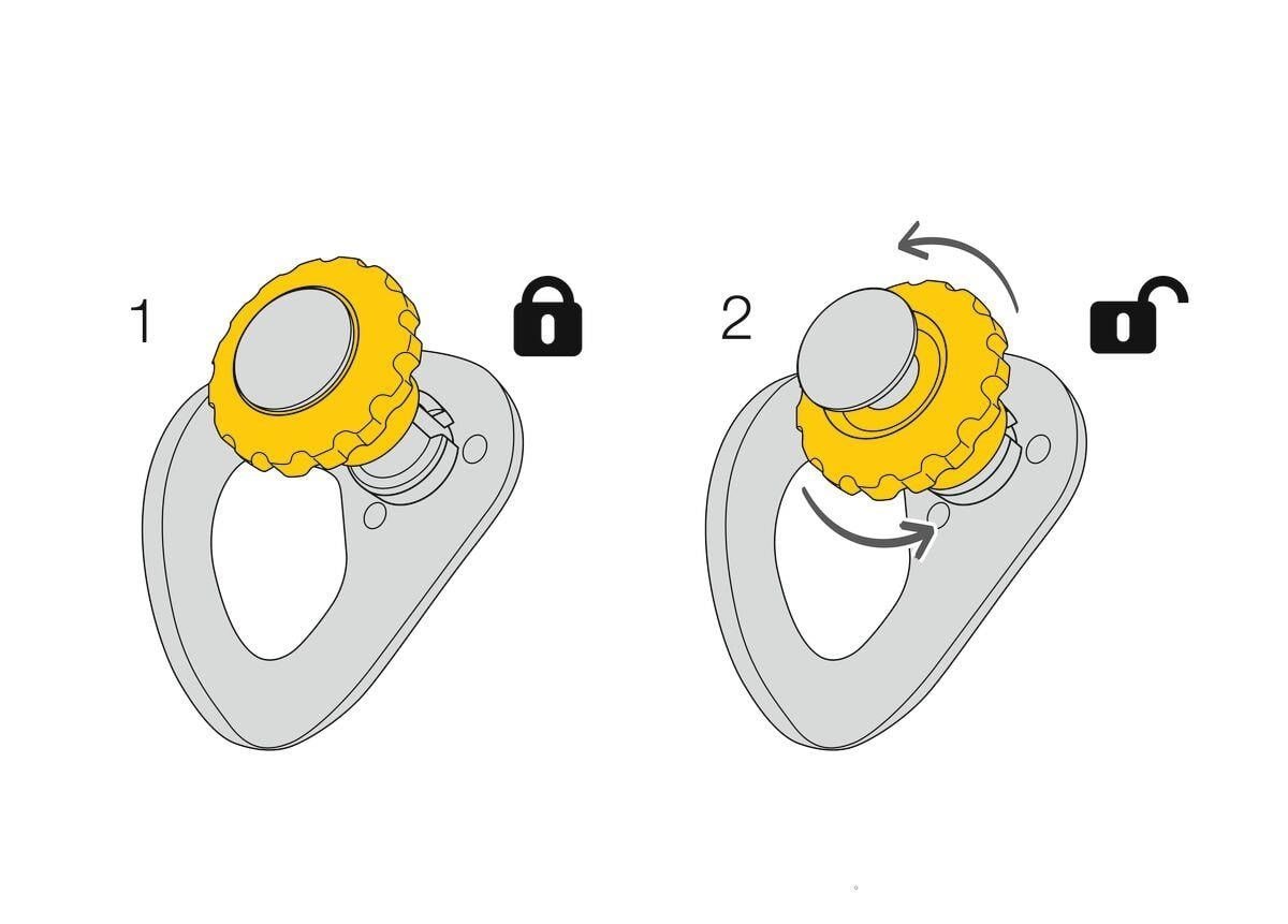 PETZL COEUR PULSE 12 mm Çıkartılabilir Bolt