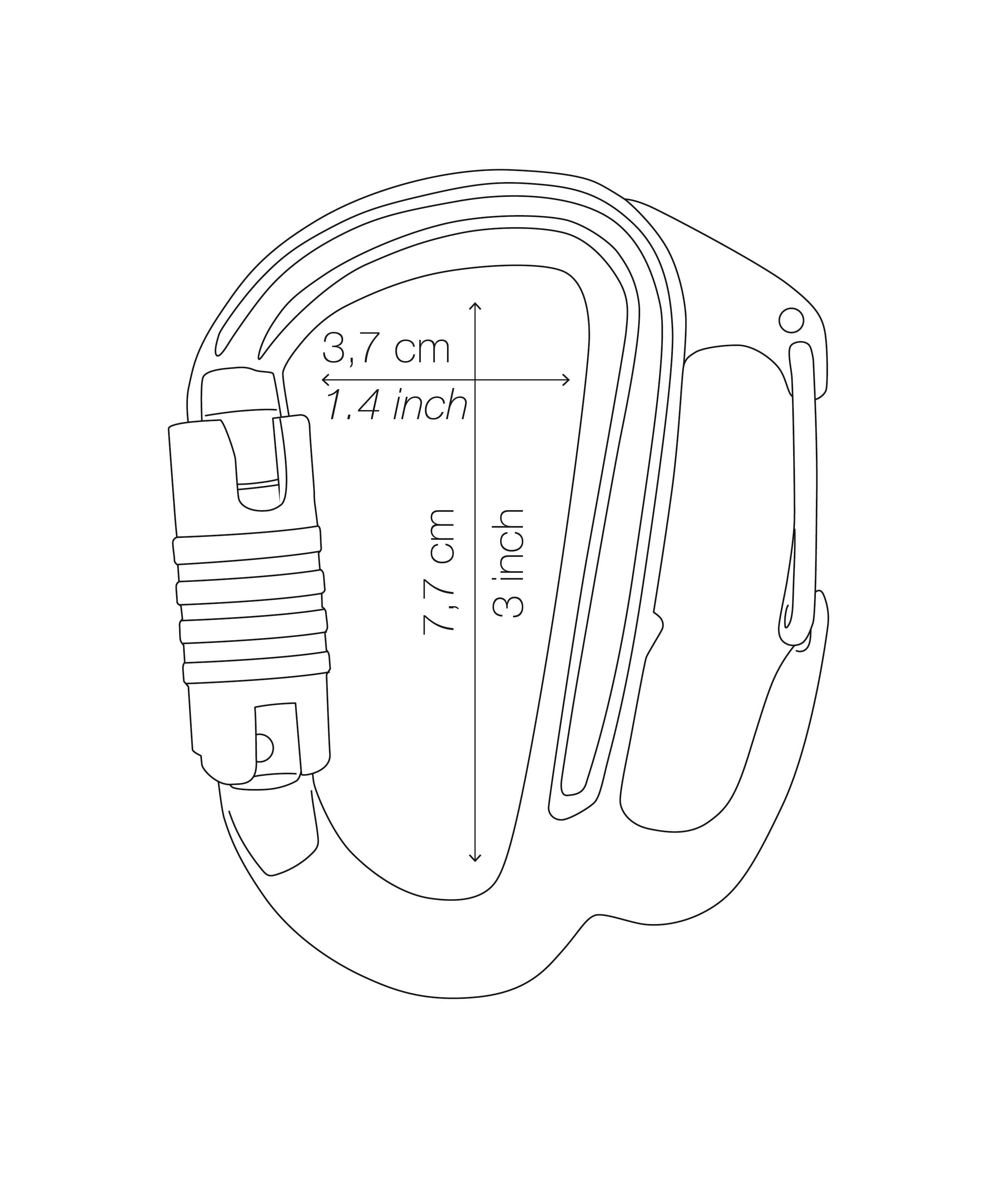 PETZL FREINO Z Alüminyum Karabina