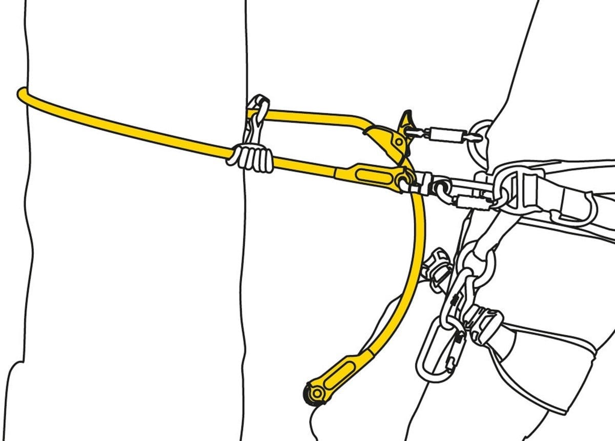 PETZL MICROFLIP Konumlandırma Lanyardı