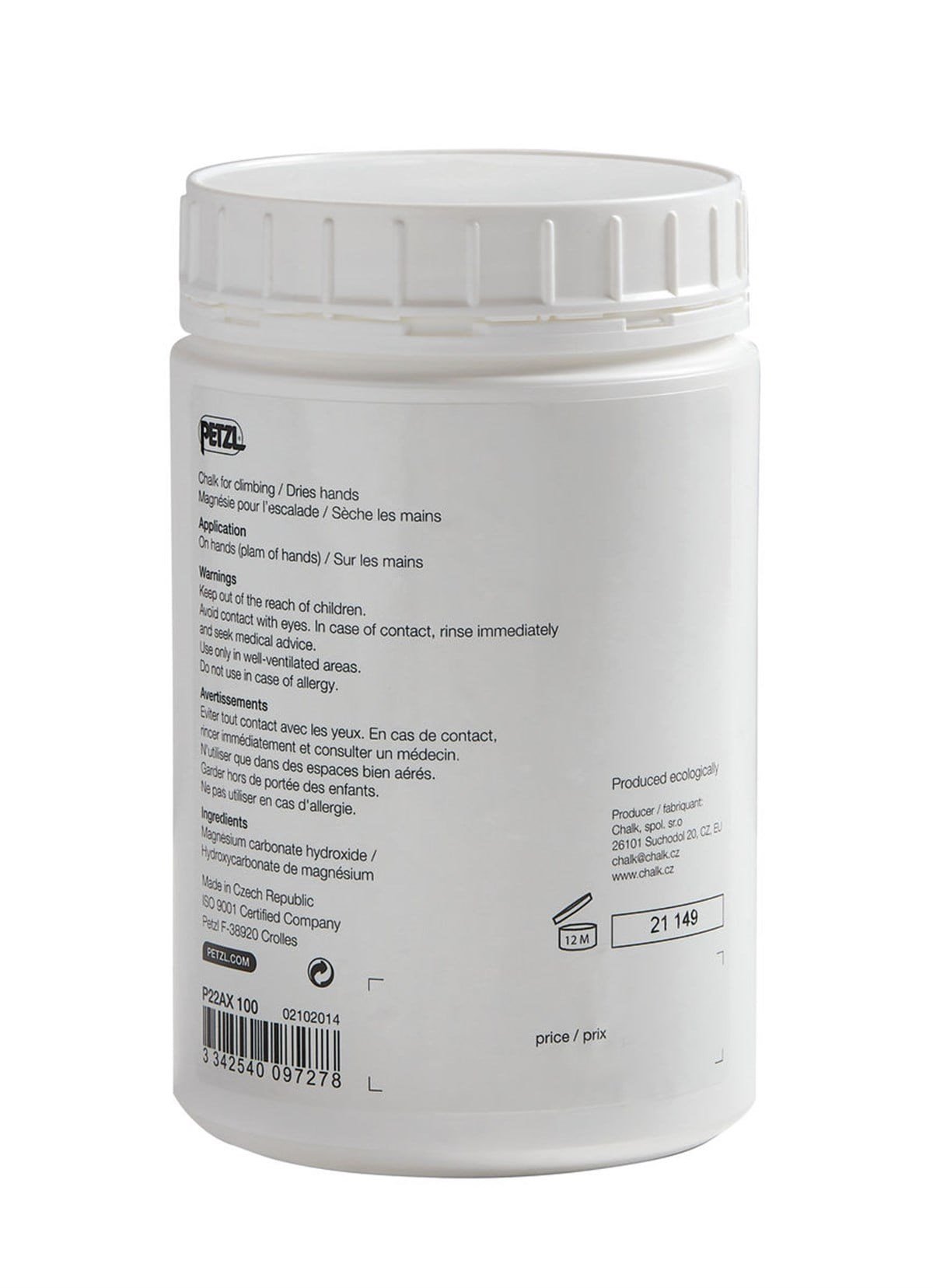 PETZL POWER CRUNCH BOX Magnezyum Tozu