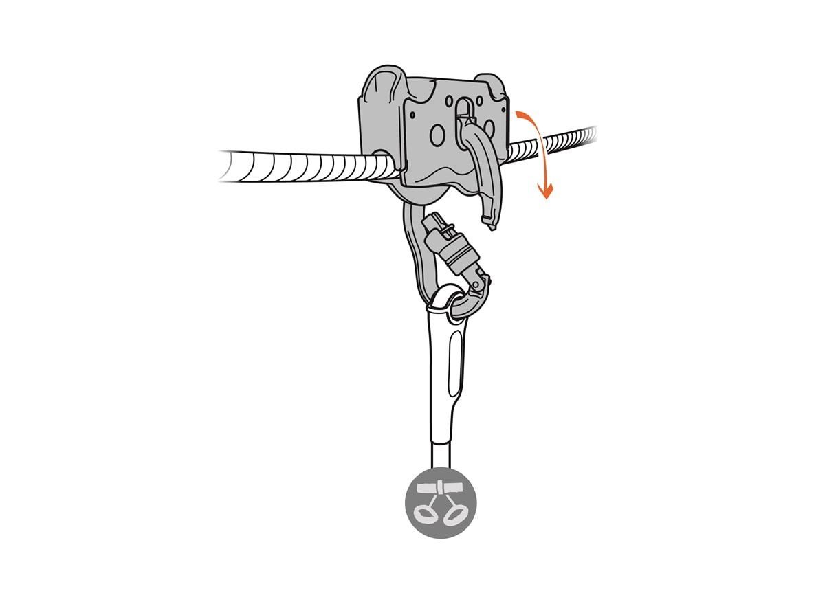 PETZL TRAC GUIDE LT Makara