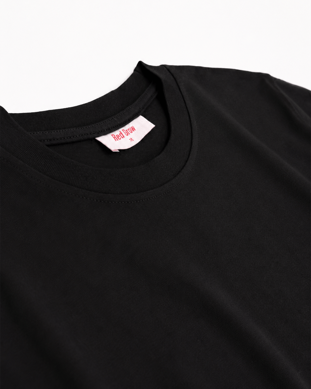 T-shirt Boxy fit “RED BASİC” - Black