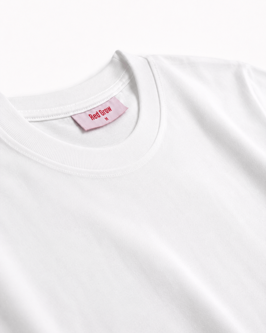 T-shirt Boxy fit “RED BASİC” - White