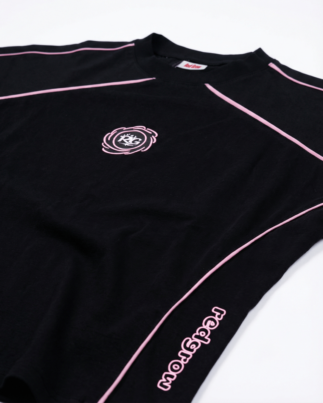 T-SHIRT ''REDSTRIP BLACK''
