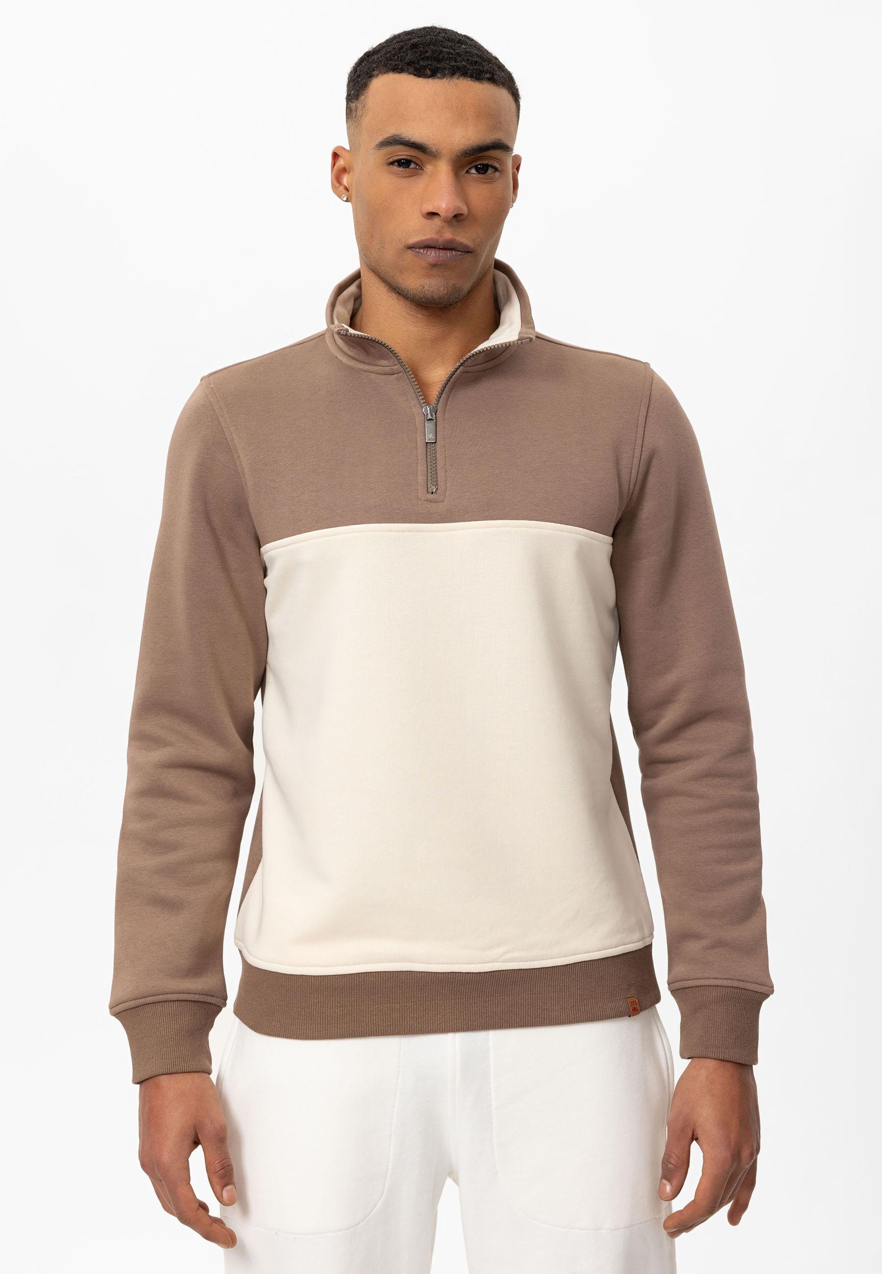 Bram Erkek Yarım Fermuarlı Sweatshirt