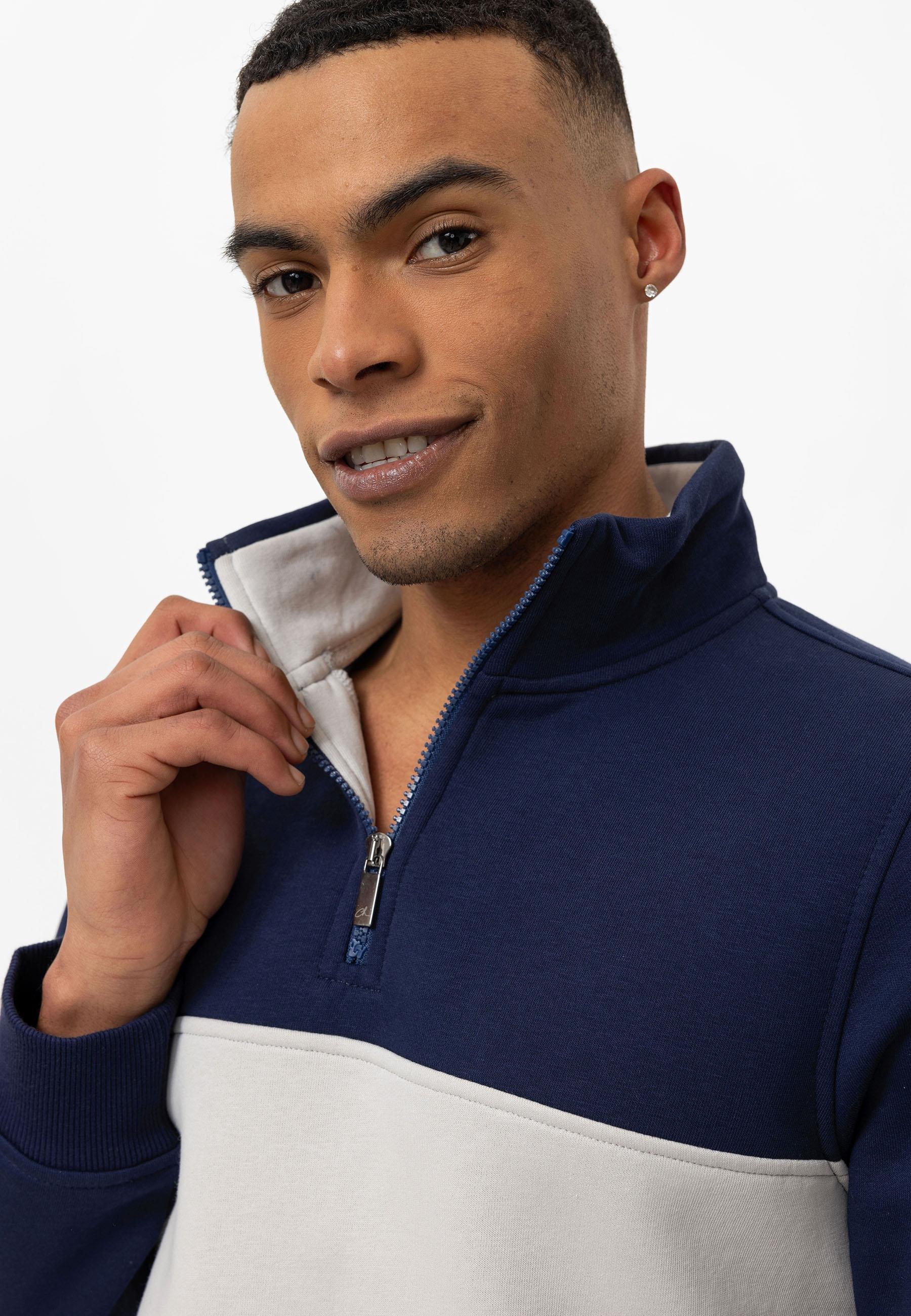 Bram Erkek Yarım Fermuarlı Sweatshirt