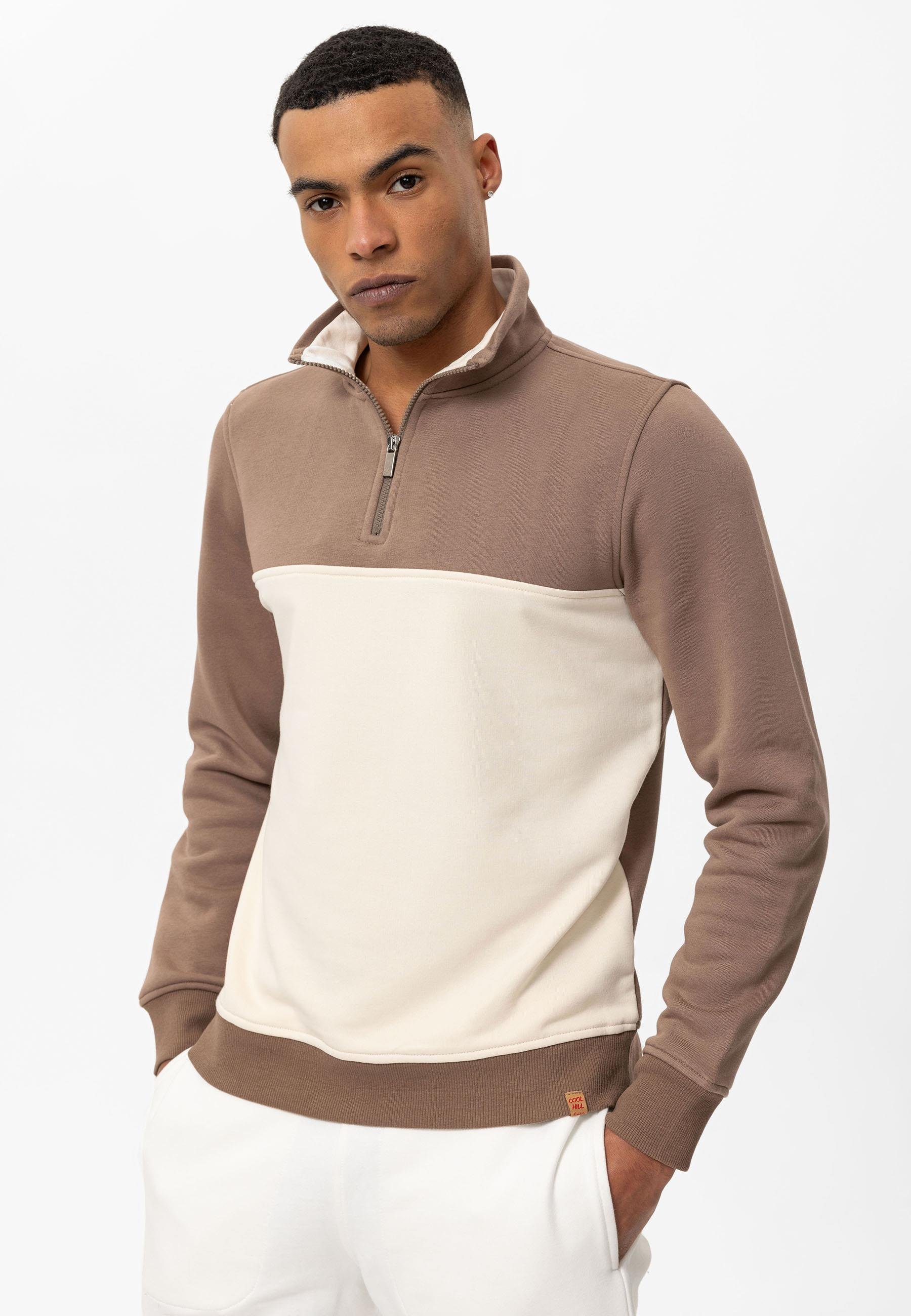 Bram Erkek Yarım Fermuarlı Sweatshirt