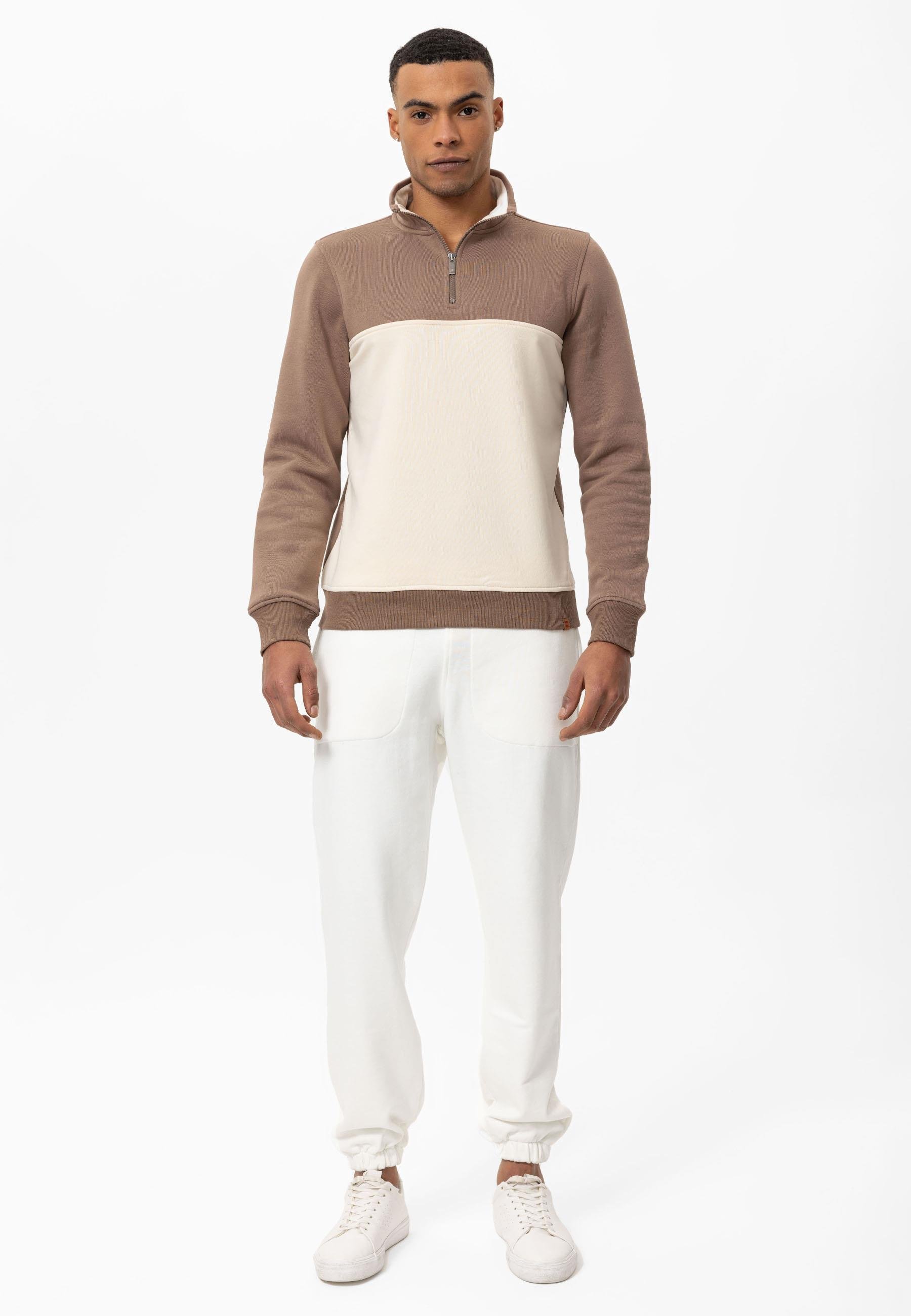 Bram Erkek Yarım Fermuarlı Sweatshirt