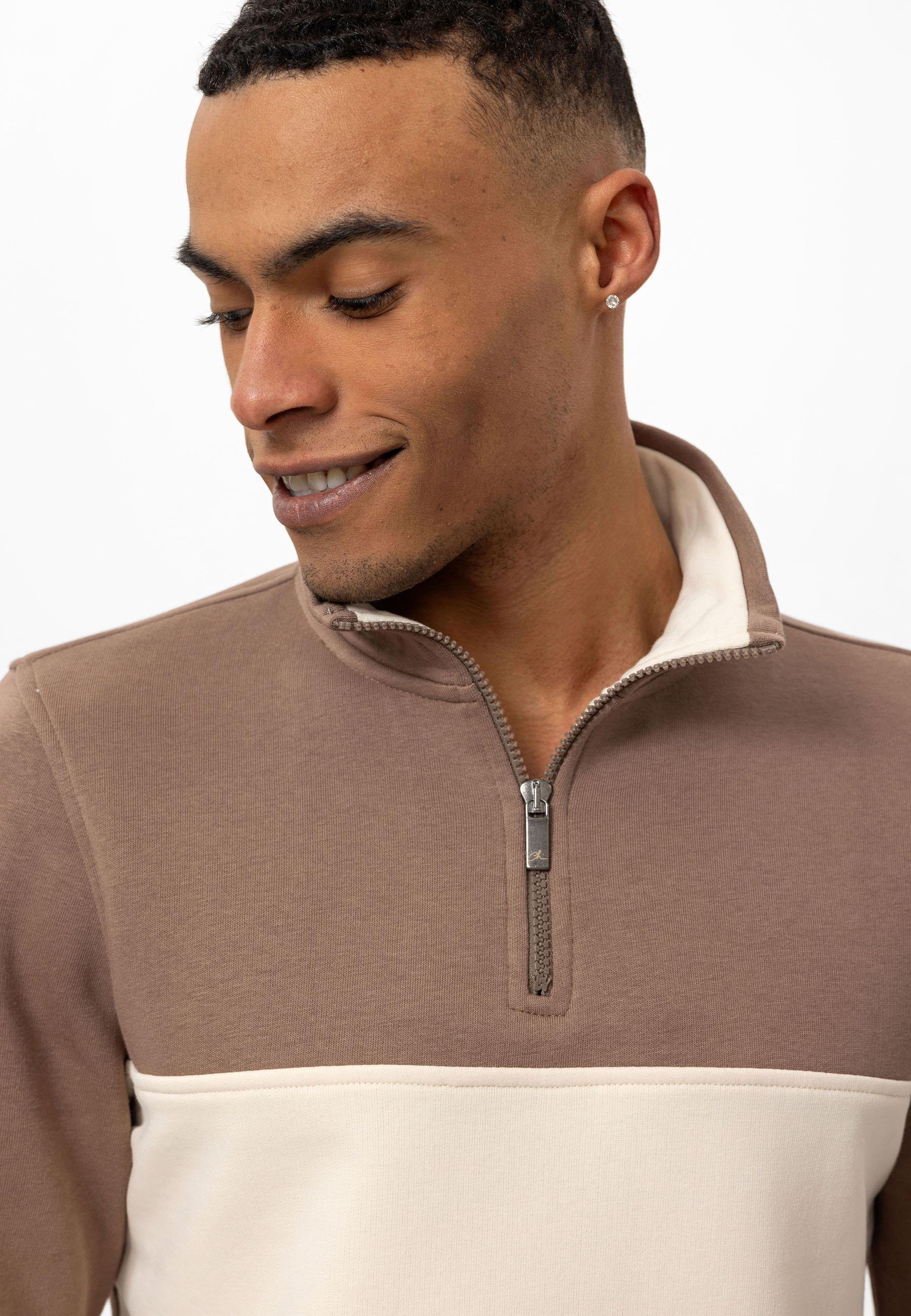 Bram Erkek Yarım Fermuarlı Sweatshirt