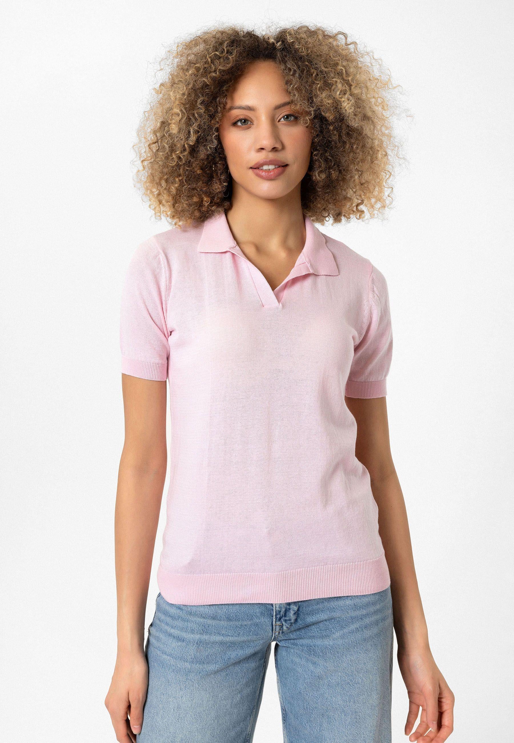 Celina Kadın Polo Yaka Triko T-Shirt