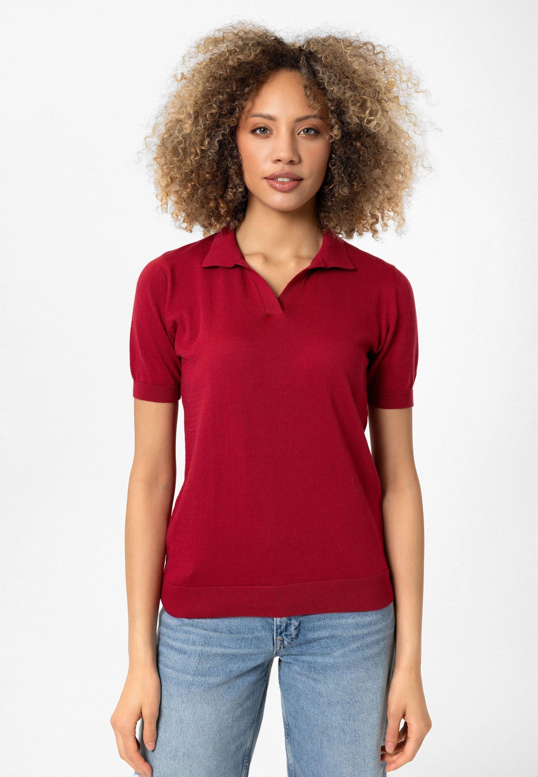 Celina Kadın Polo Yaka Triko T-Shirt