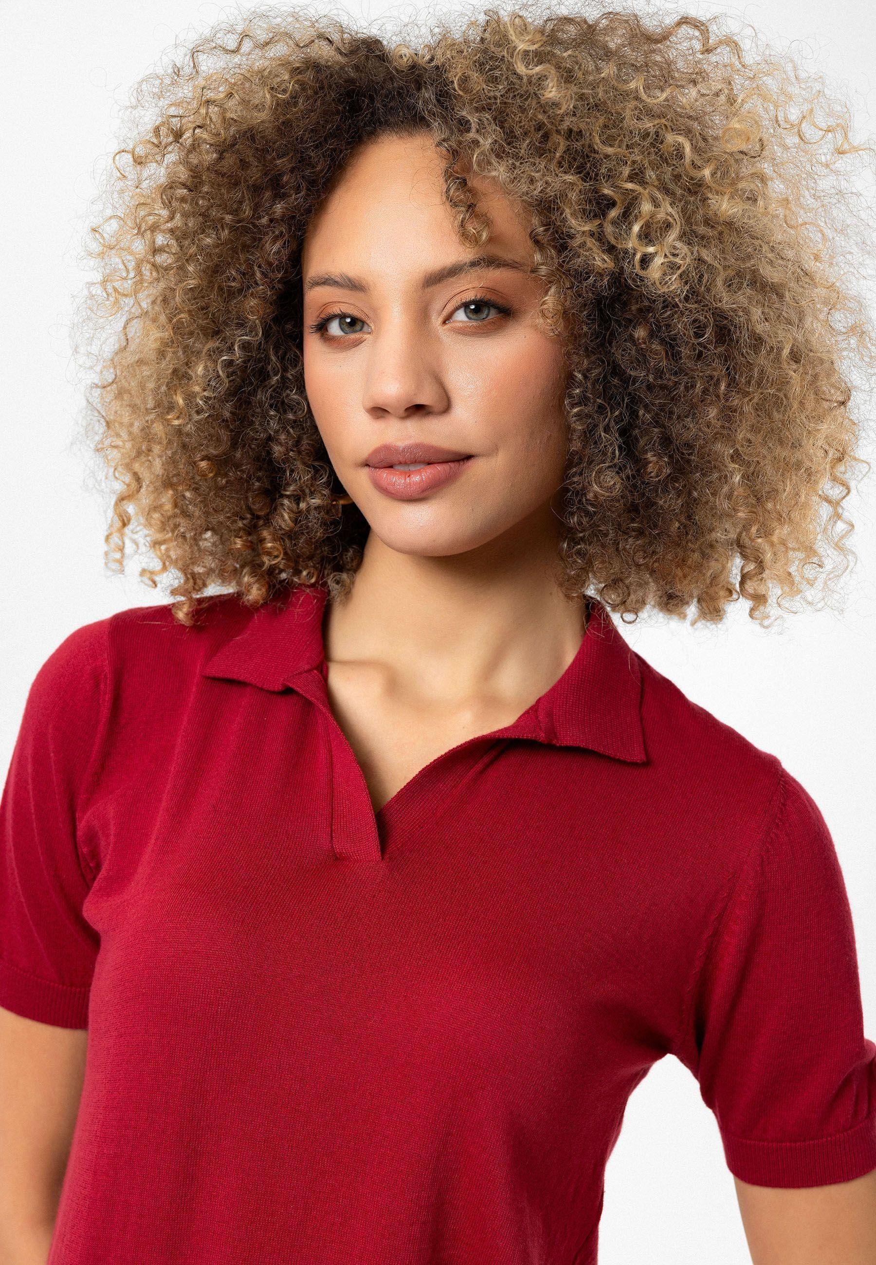 Celina Kadın Polo Yaka Triko T-Shirt