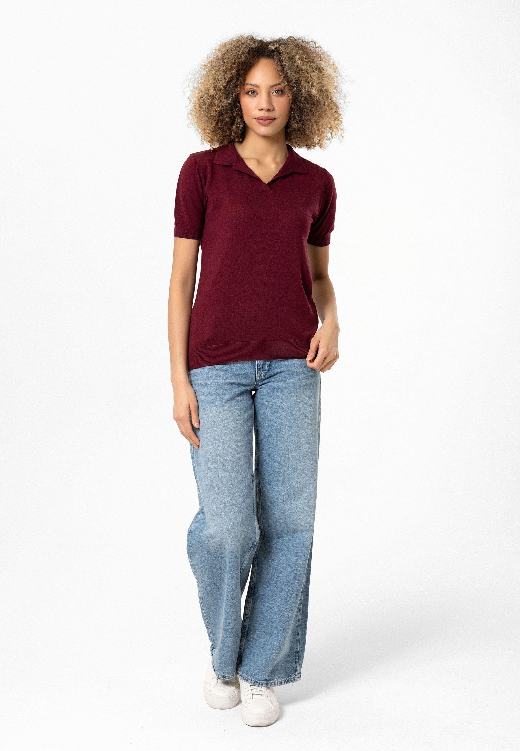 Celina Kadın Polo Yaka Triko T-Shirt
