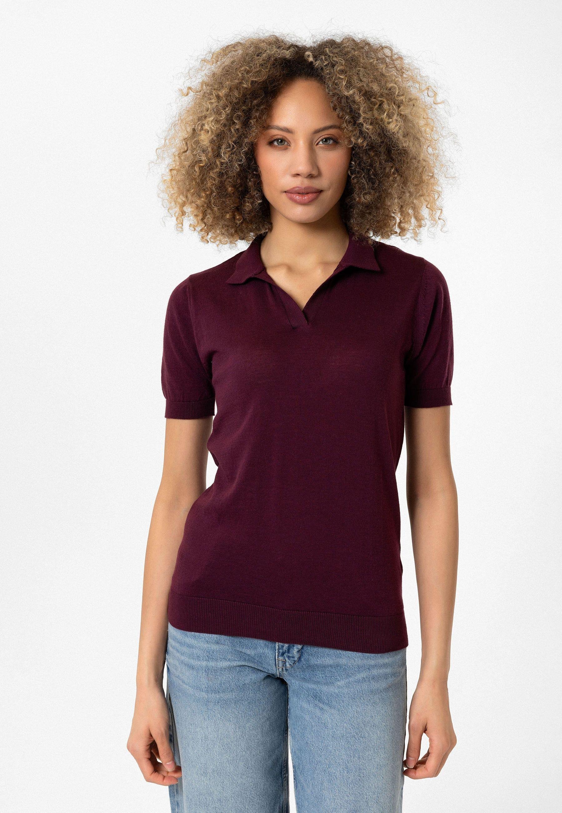 Celina Kadın Polo Yaka Triko T-Shirt