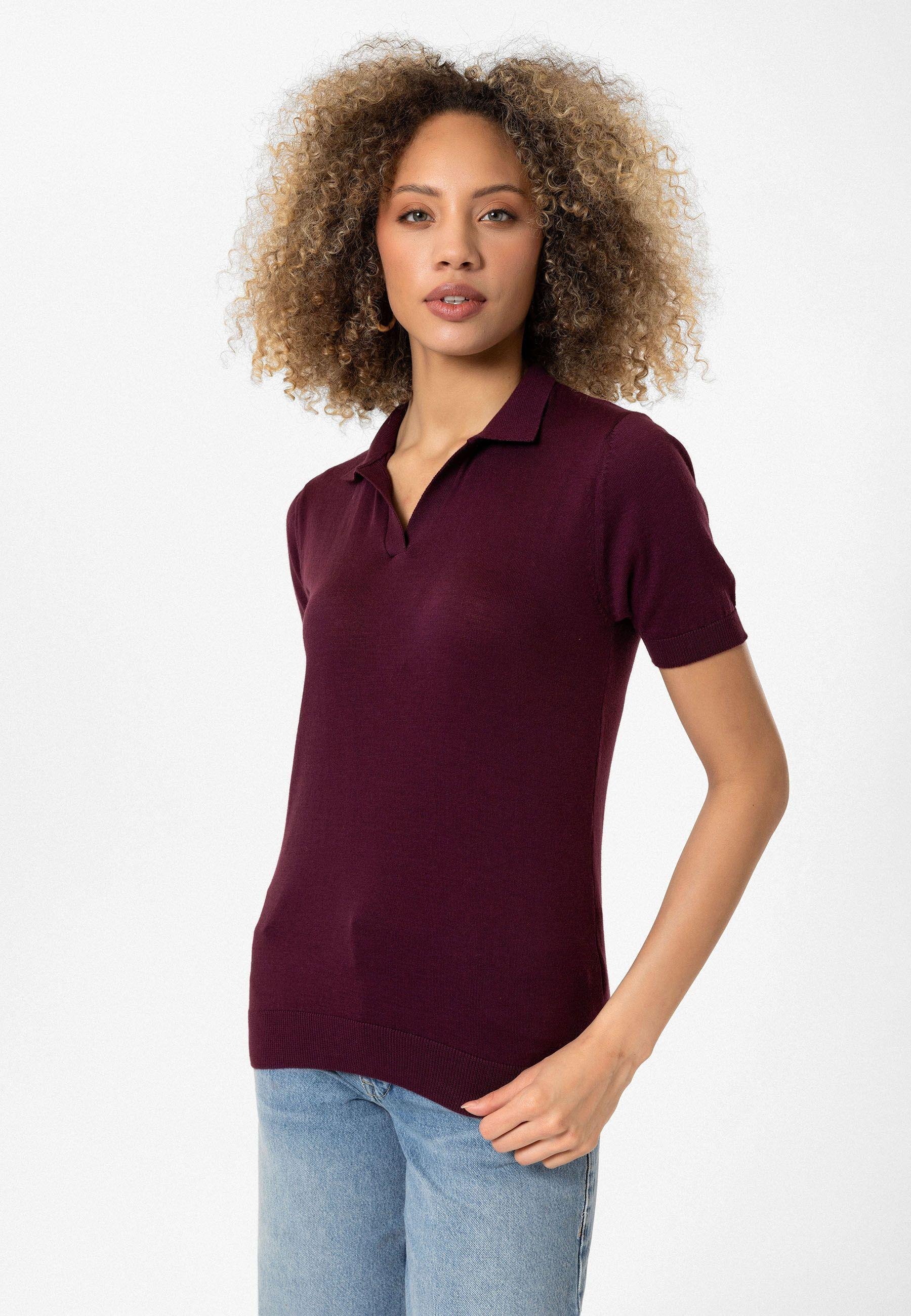 Celina Kadın Polo Yaka Triko T-Shirt