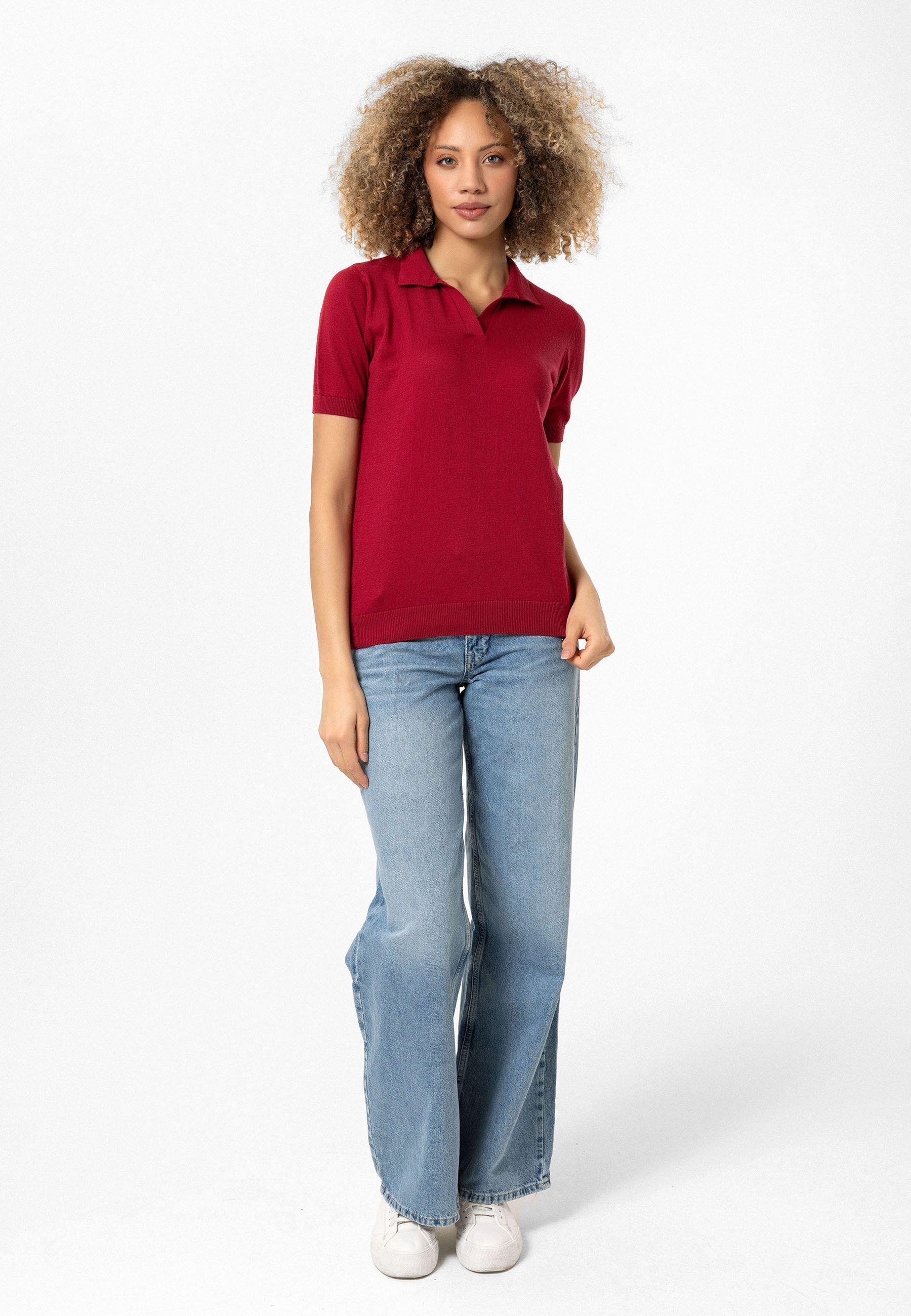 Celina Kadın Polo Yaka Triko T-Shirt