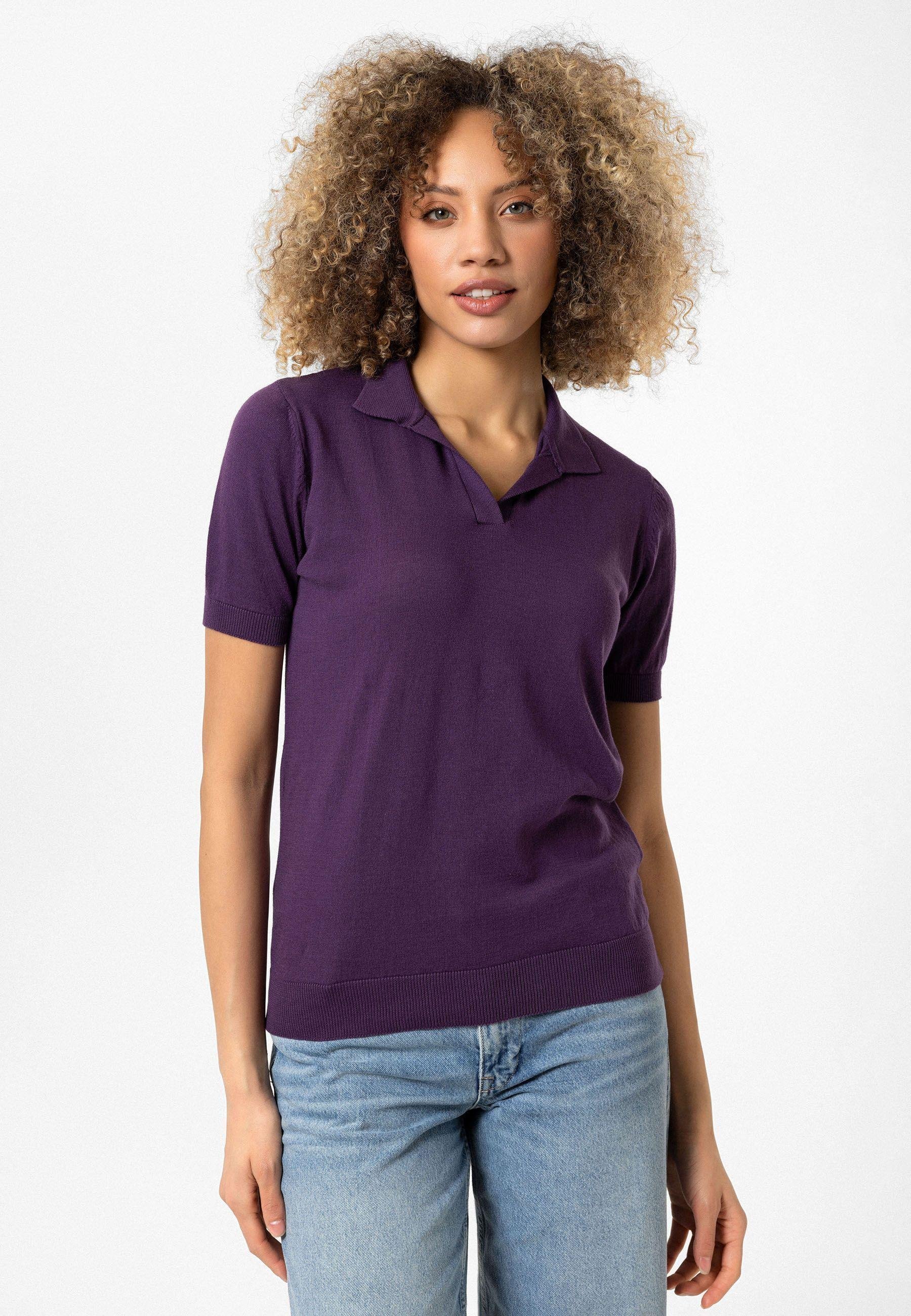 Celina Kadın Polo Yaka Triko T-Shirt