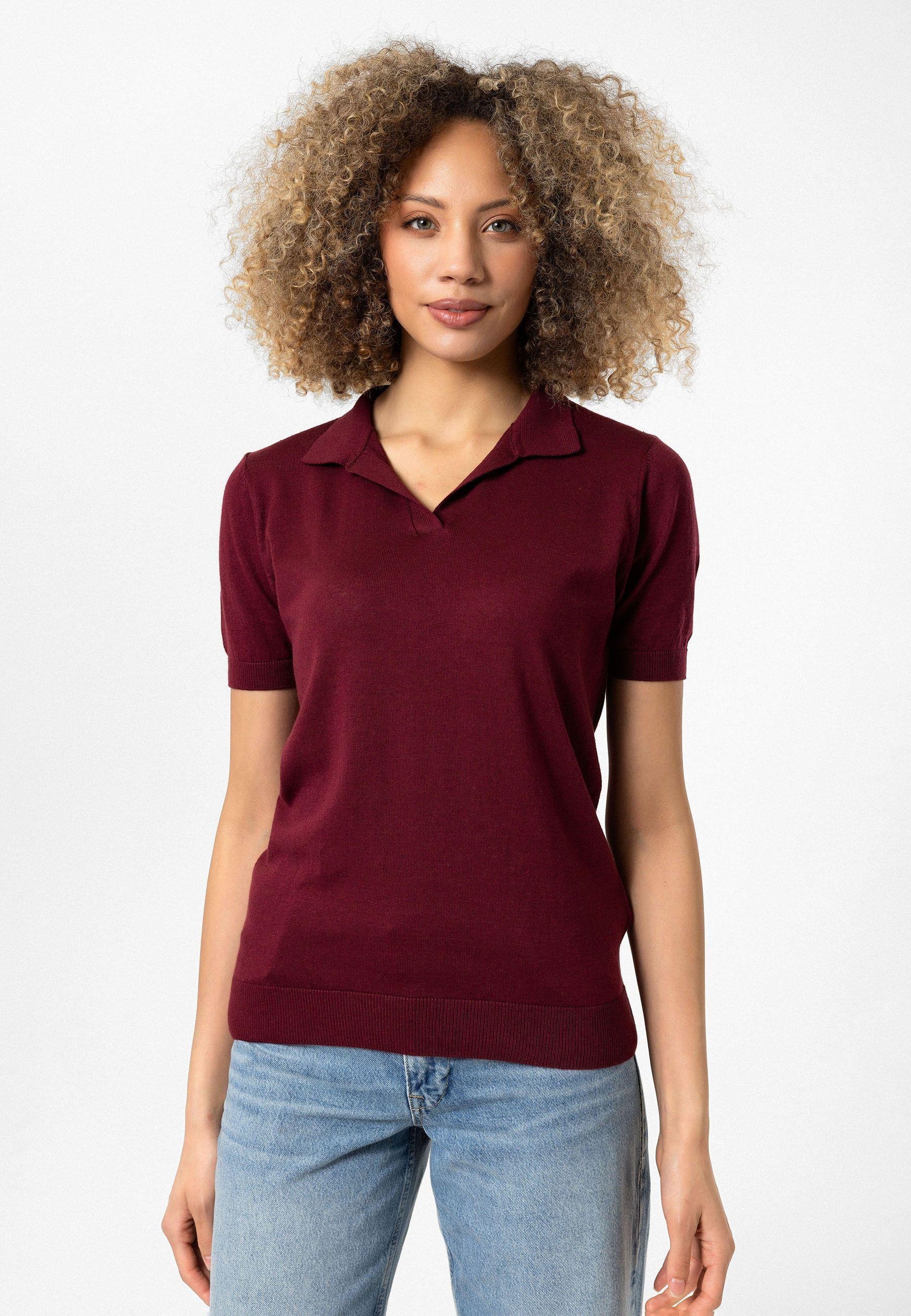 Celina Kadın Polo Yaka Triko T-Shirt