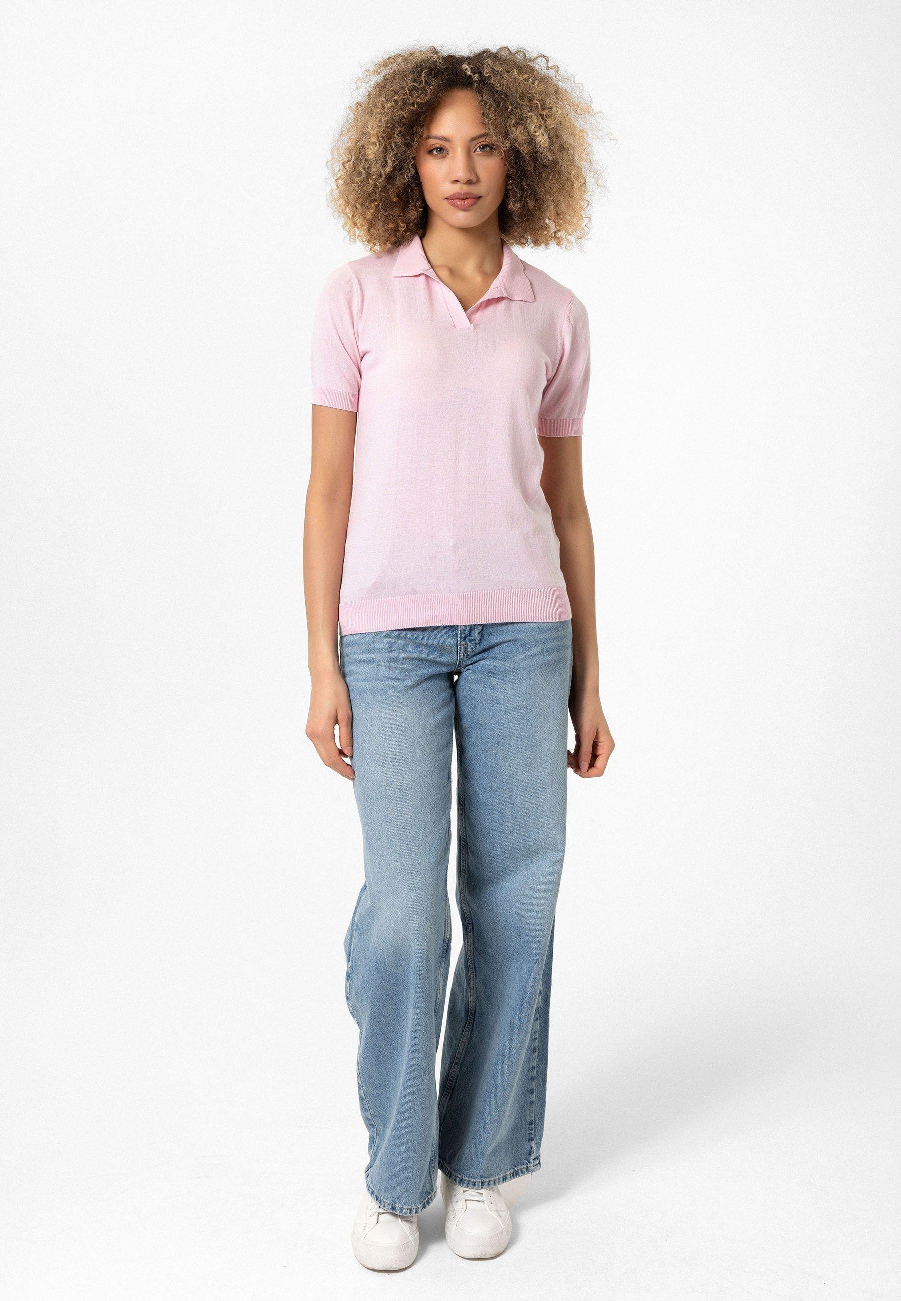Celina Kadın Polo Yaka Triko T-Shirt