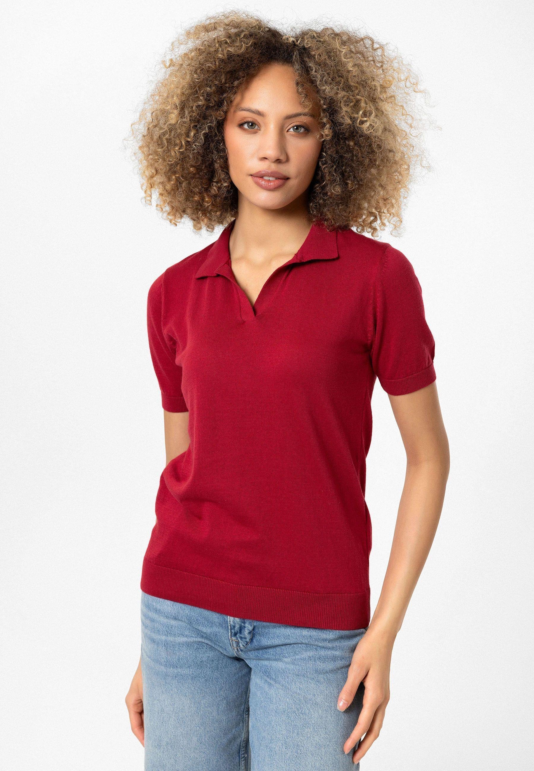 Celina Kadın Polo Yaka Triko T-Shirt