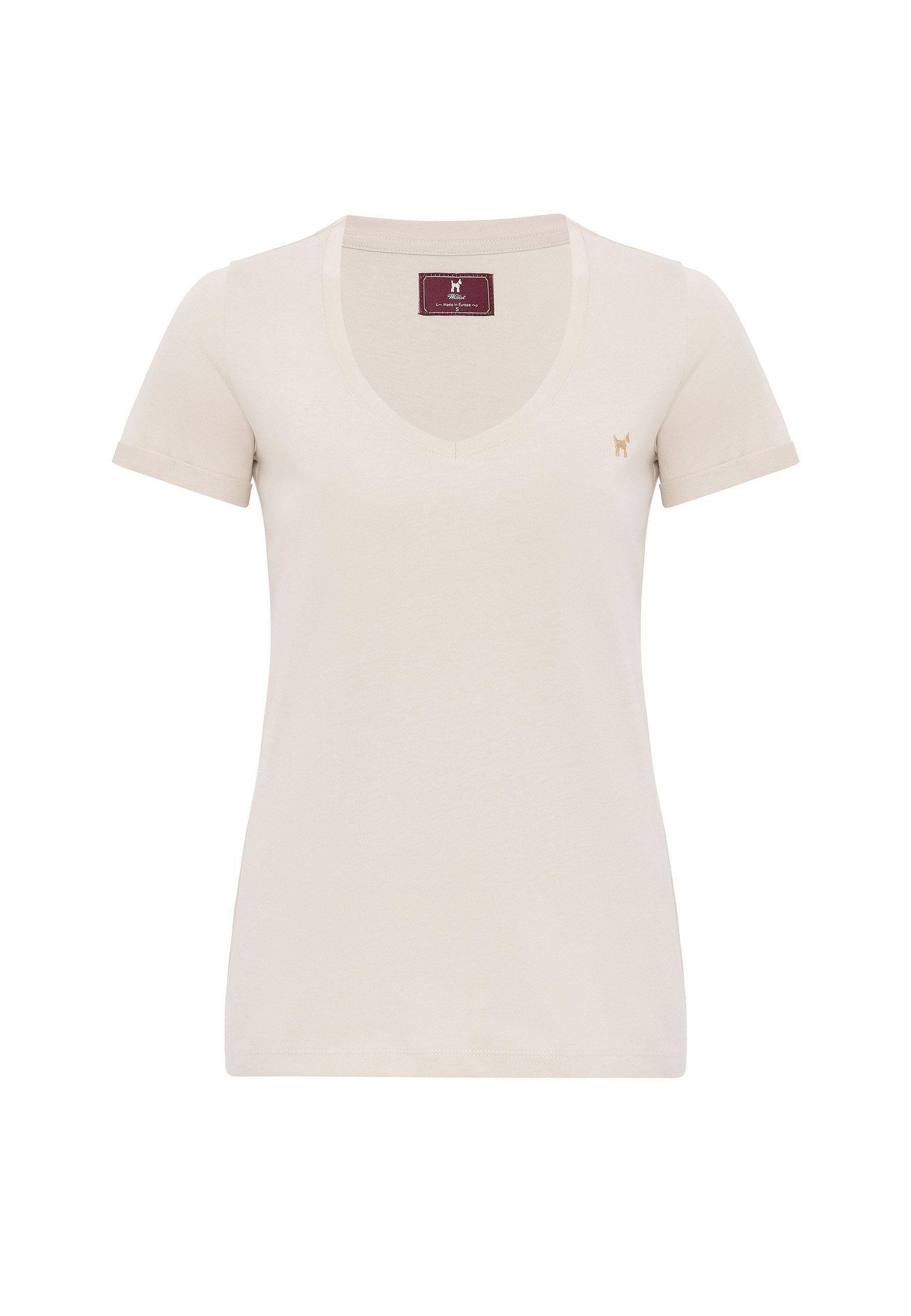 Christina Kadın Derin V Yaka Slim Fit T-Shirt