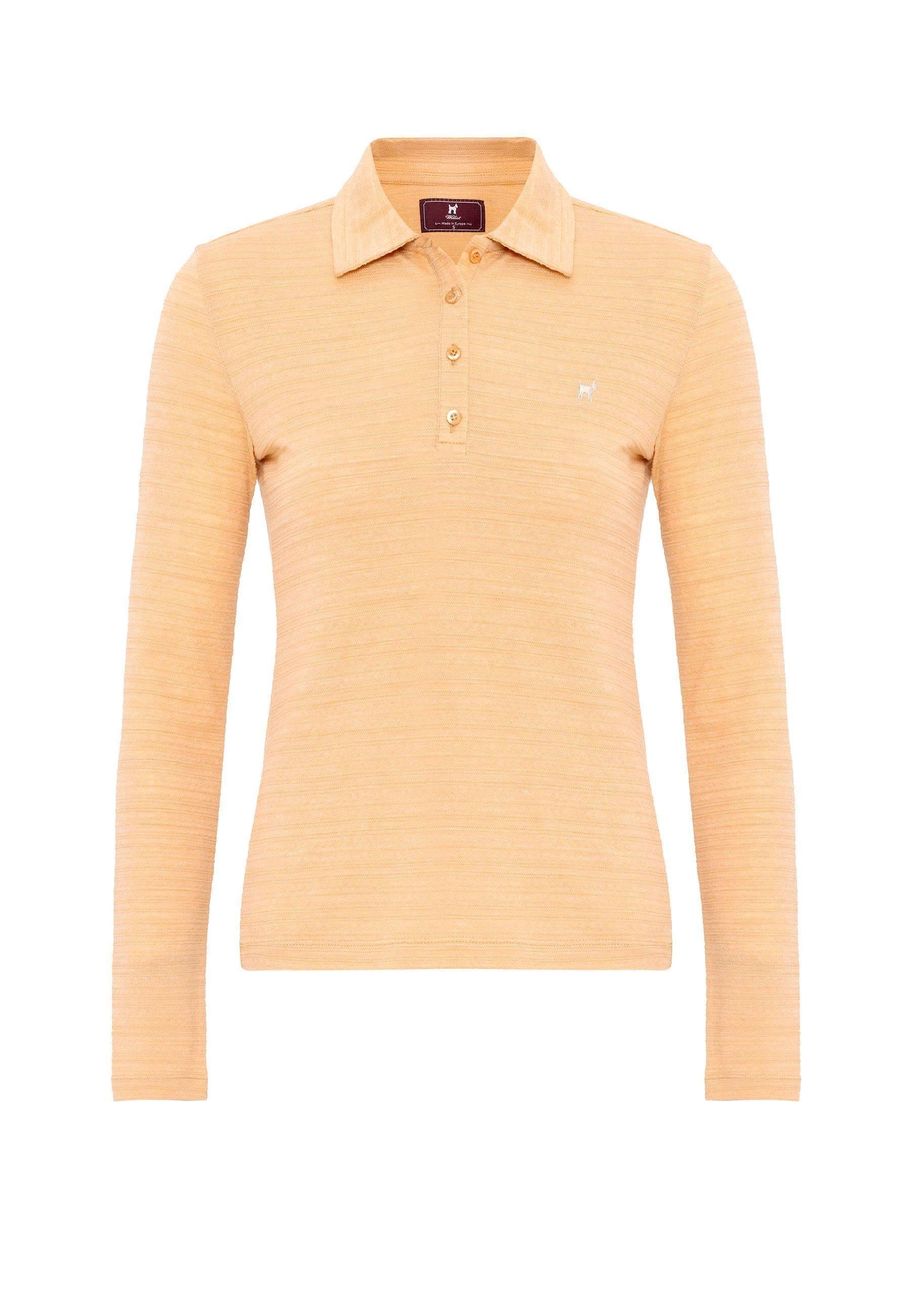 Cinzia Slim Fit Uzun Kollu Polo Yaka Kadın T-Shirt