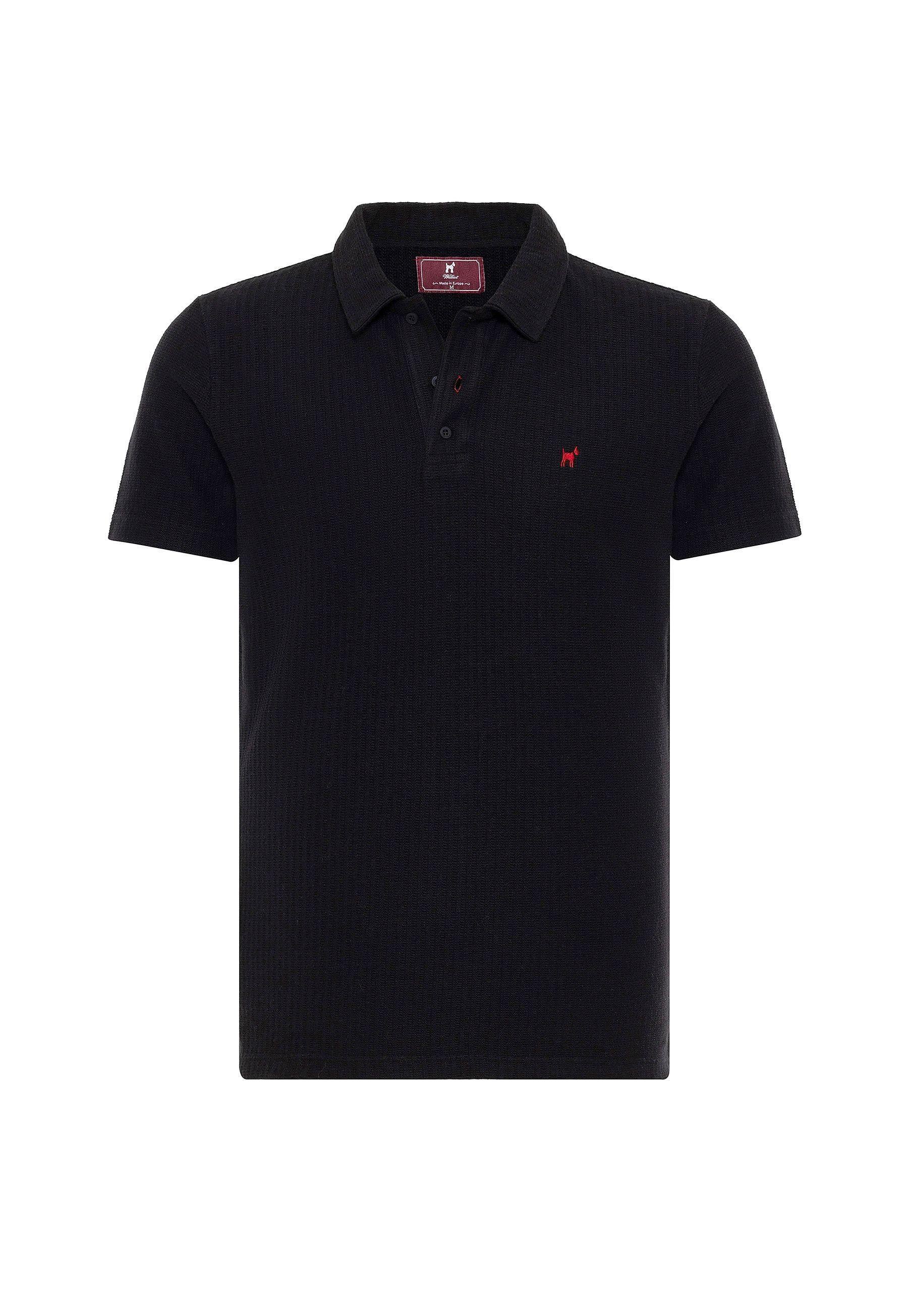 Clarimonds Siyah Regular Fit  Erkek Polo Yaka T-Shirt