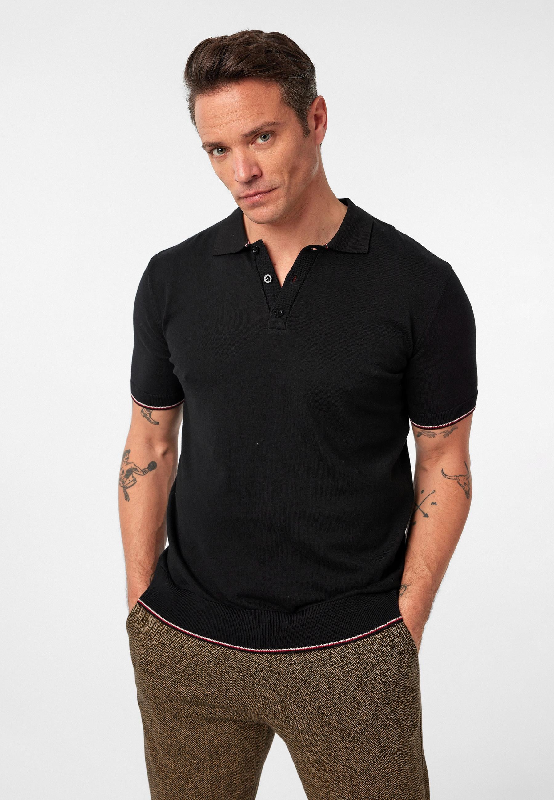 Constantin Erkek Regular Fit Triko Polo Yaka T-Shirt
