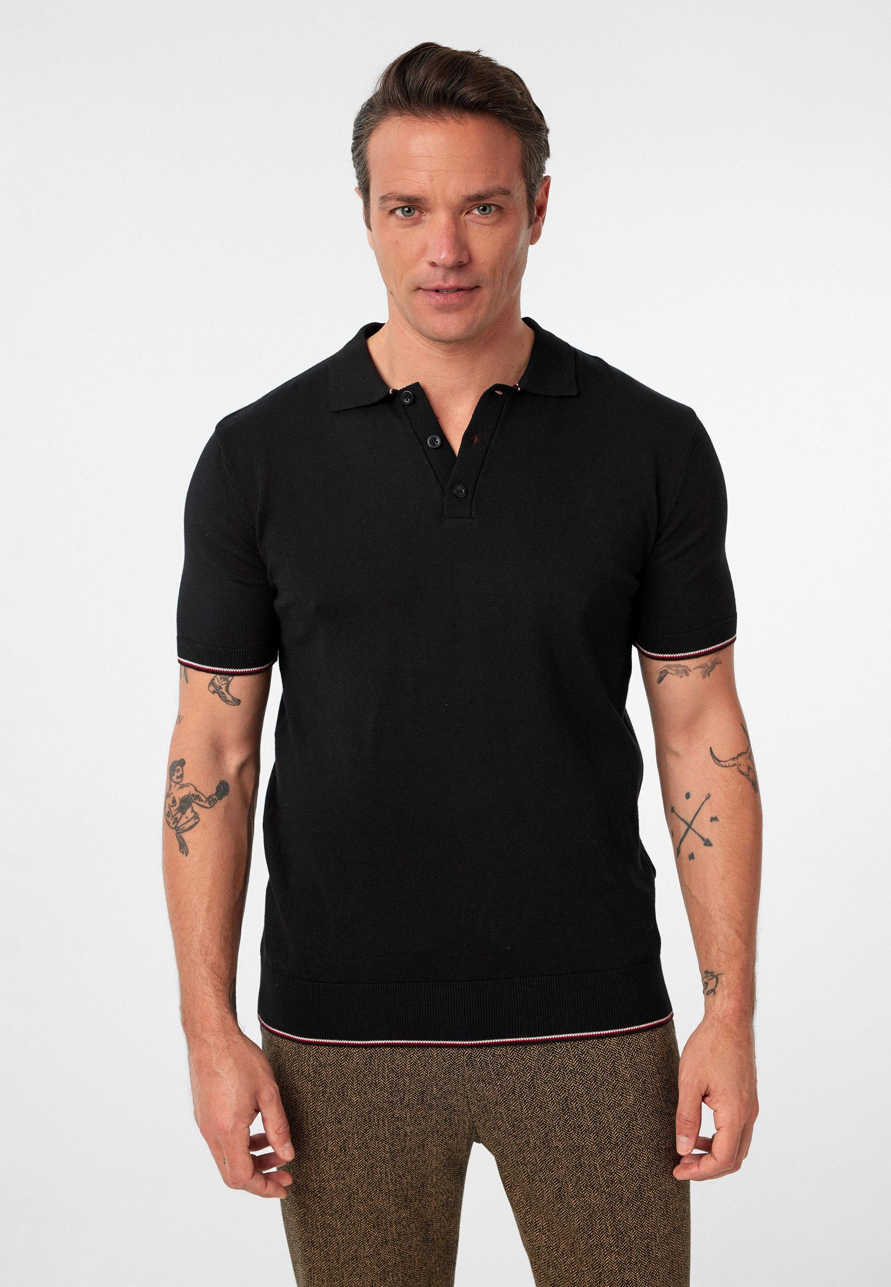 Constantin Erkek Regular Fit Triko Polo Yaka T-Shirt