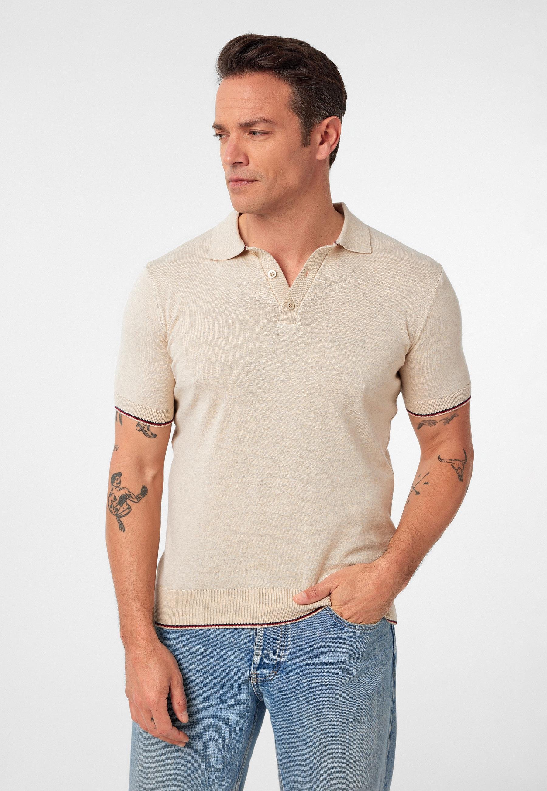 Constantin Erkek Regular Fit Triko Polo Yaka T-Shirt