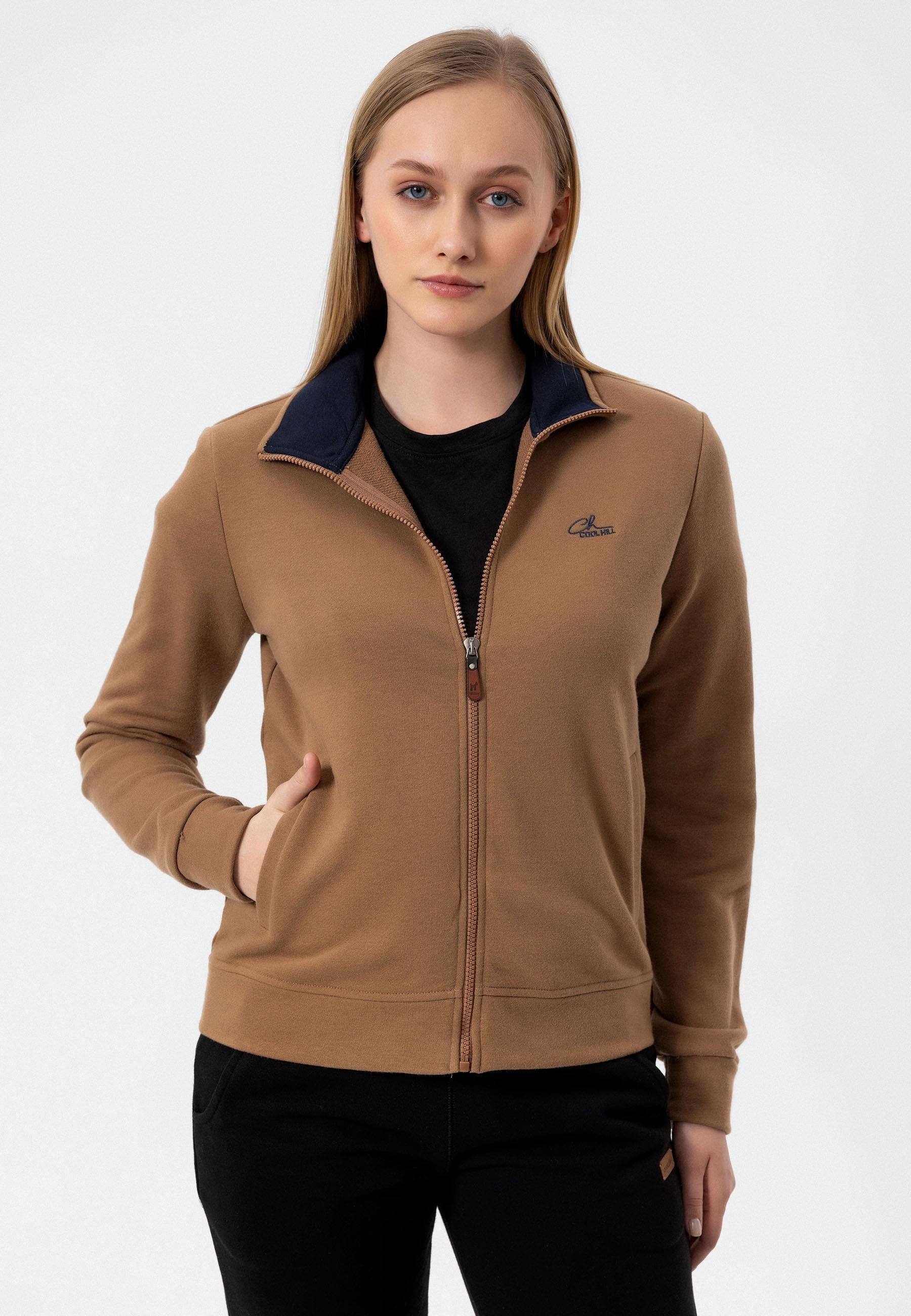 David Kadın Regular Fermuarlı Sweatshirt
